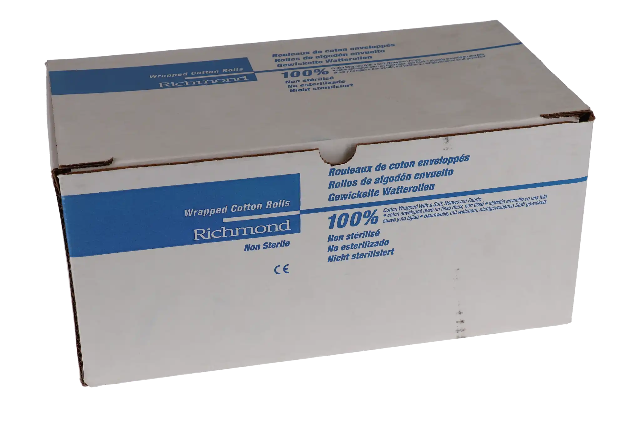 Richmond Wrapped Cotton Rolls, #2 Medium, 1-1/2" x 3/8", Non-Sterile, 2000/Box, 200404 thumbnail 8