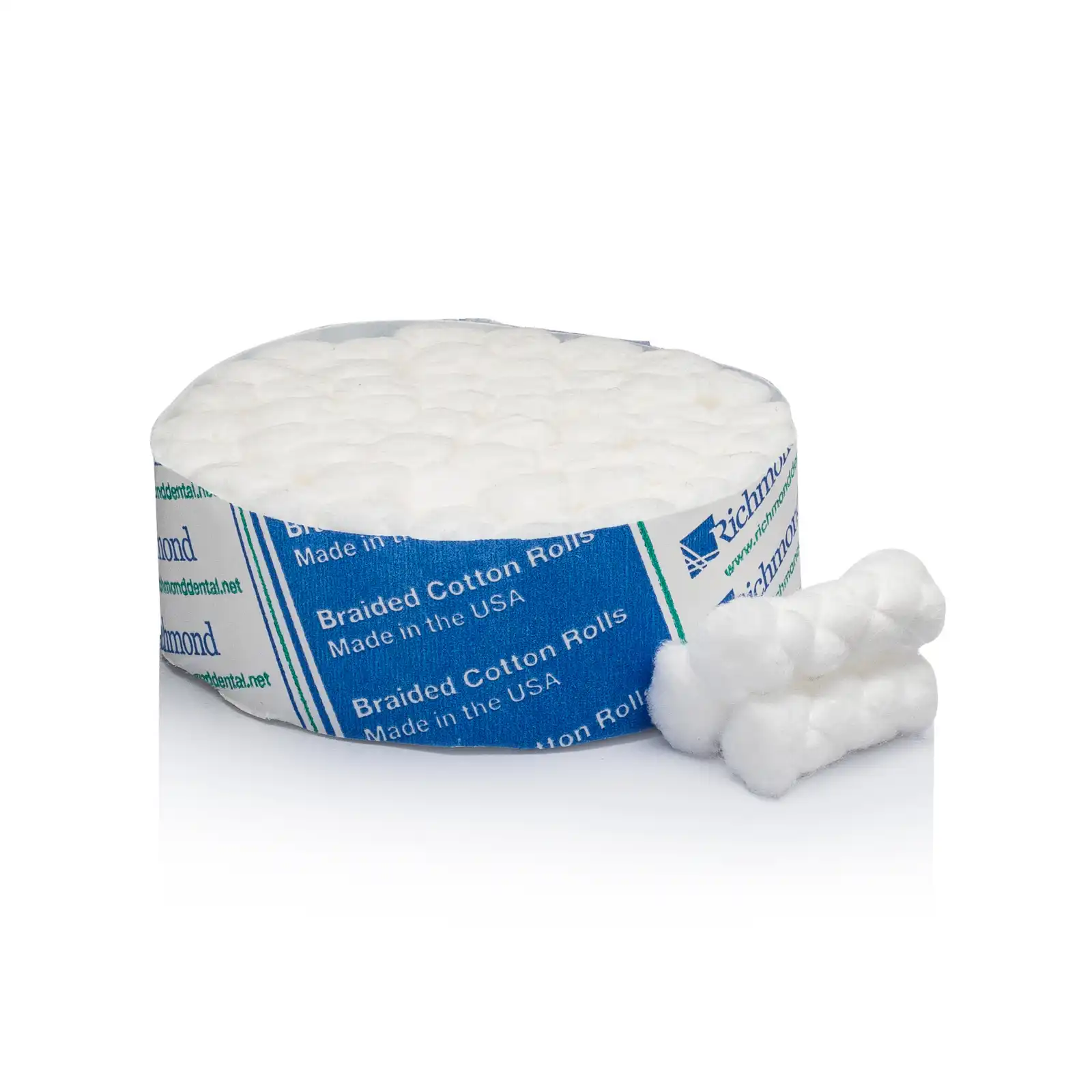 Richmond Dental Braided Cotton Rolls, Pedo Small, 5/16" x 3/4", Non-Sterile, 1400/Pack, 201219 thumbnail 7