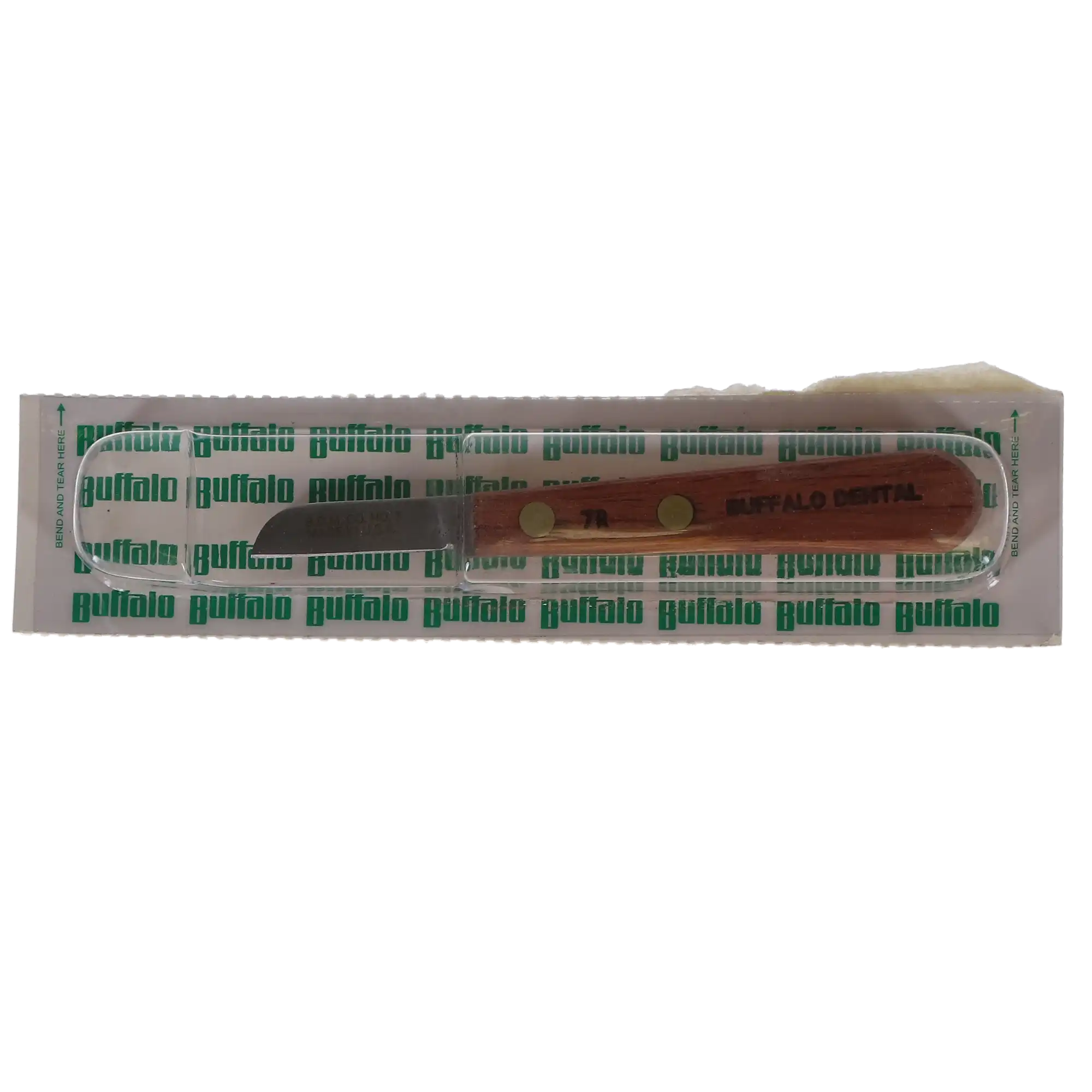 Buffalo Dental #7R Lab Knife for Light Plaster & Compound, Rosewood Handle, 1-1/2" Carbon Steel Blade, 55600 thumbnail 4