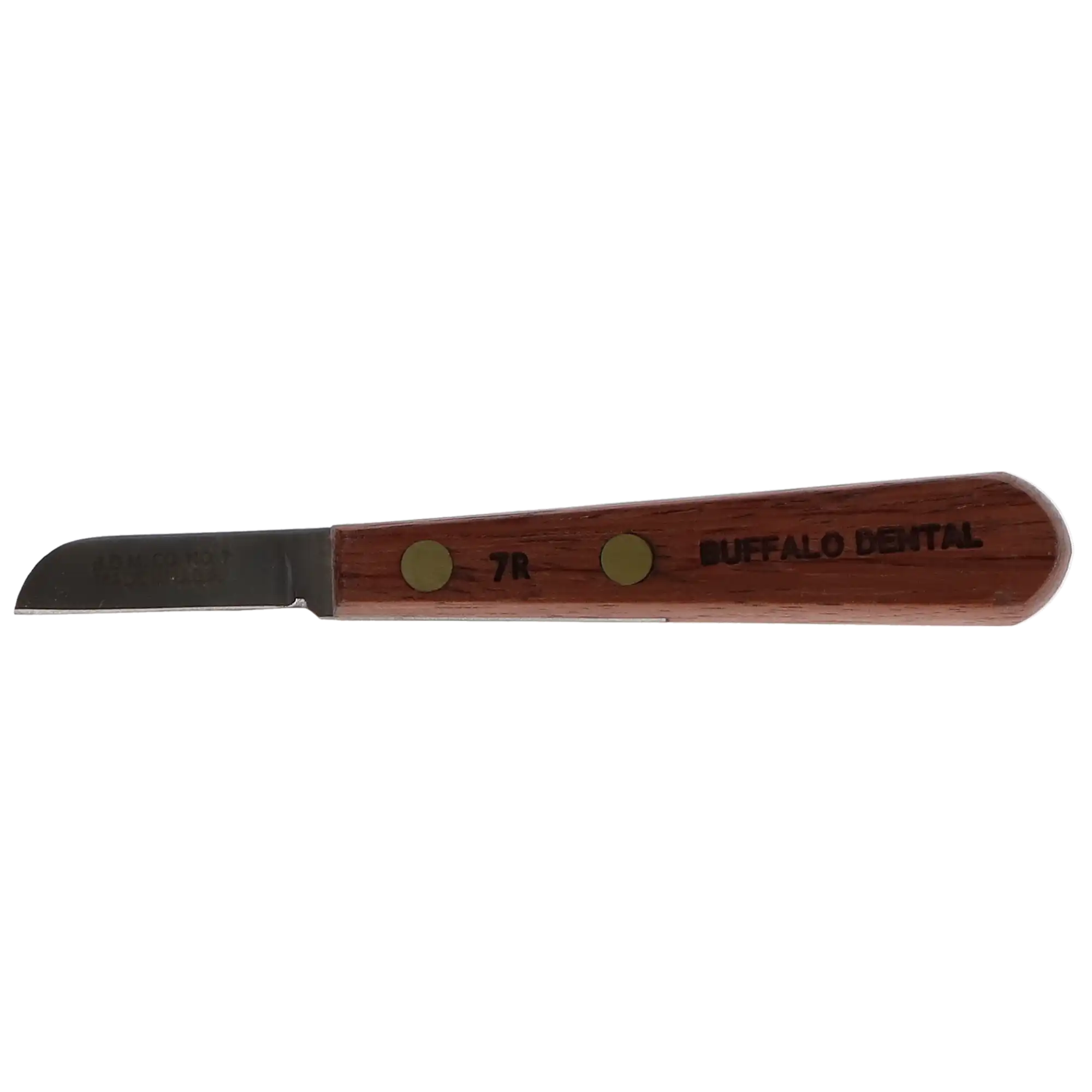 Buffalo Dental #7R Lab Knife for Light Plaster & Compound, Rosewood Handle, 1-1/2" Carbon Steel Blade, 55600 thumbnail 5