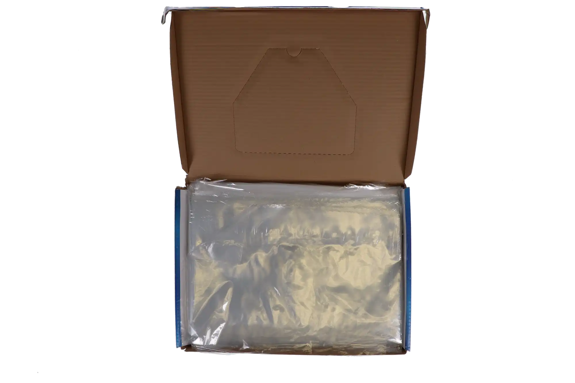 Defend Plastic Headrest Covers, 14" x 9.5" x 2", Clear, Disposable, 250/Box, BF9500 thumbnail 3
