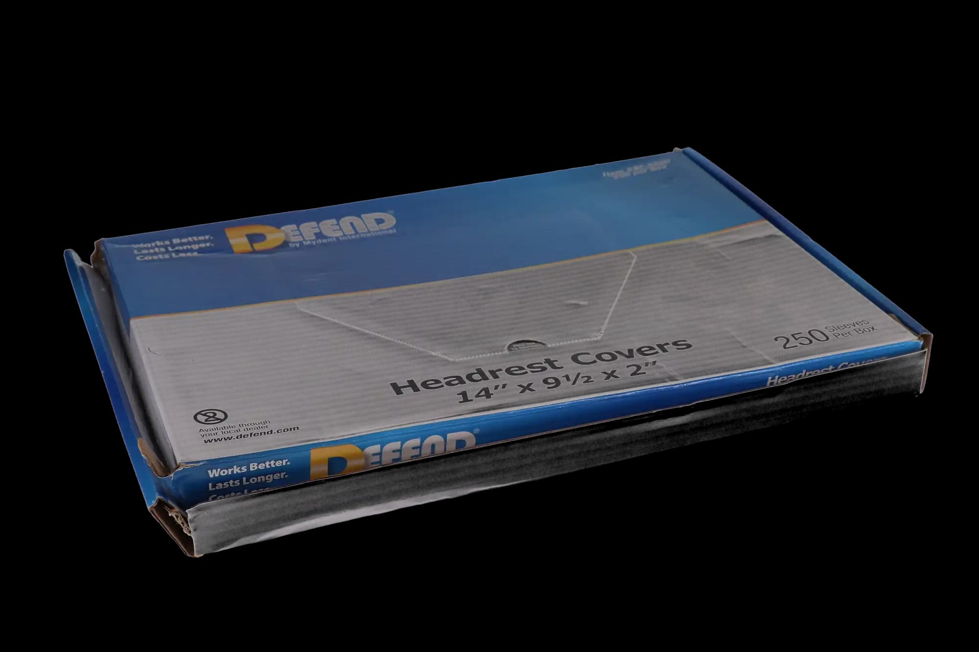 Defend Plastic Headrest Covers, 14" x 9.5" x 2", Clear, Disposable, 250/Box, BF9500 thumbnail 6