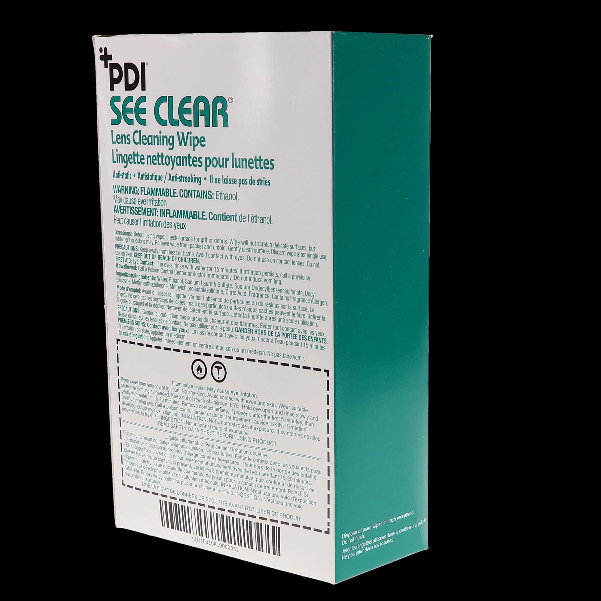 See Clear Lens Cleaning Wipes, Pre-Moistened, Anti-Fog & Anti-Static, 5" x 6", 120/Box, D25431 thumbnail 13