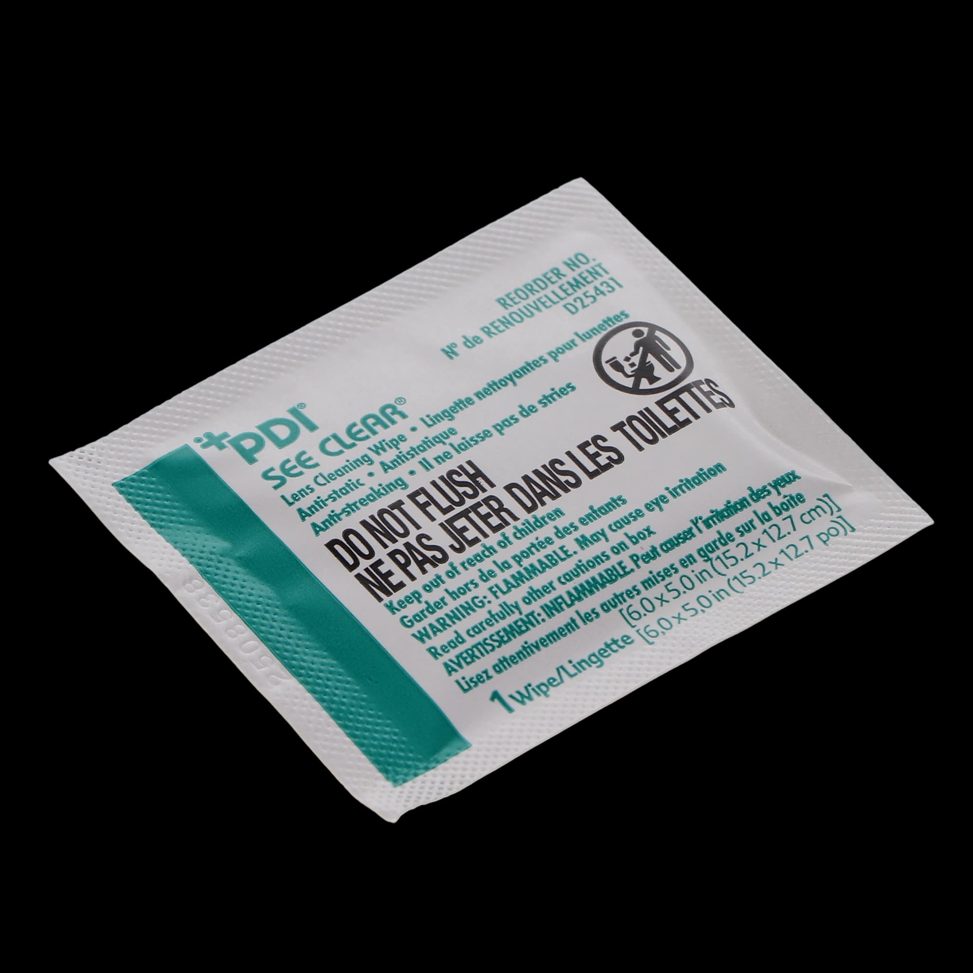 See Clear Lens Cleaning Wipes, Pre-Moistened, Anti-Fog & Anti-Static, 5" x 6", 120/Box, D25431 thumbnail 10