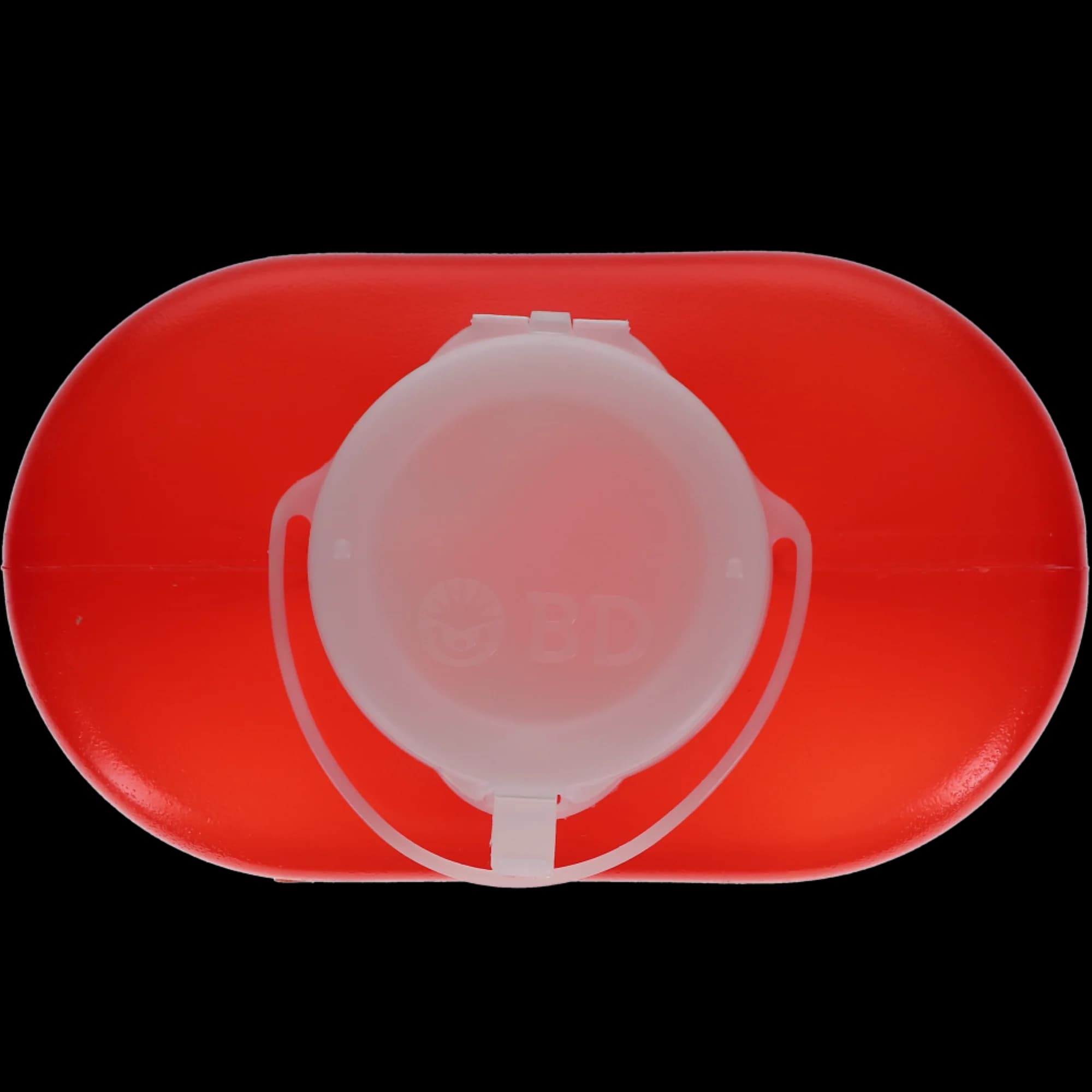 BD Multi-Use One-Piece Sharps Collector, Hinged Lid with Petals, 3.3 Qt, Small, Red, 305488 thumbnail 5