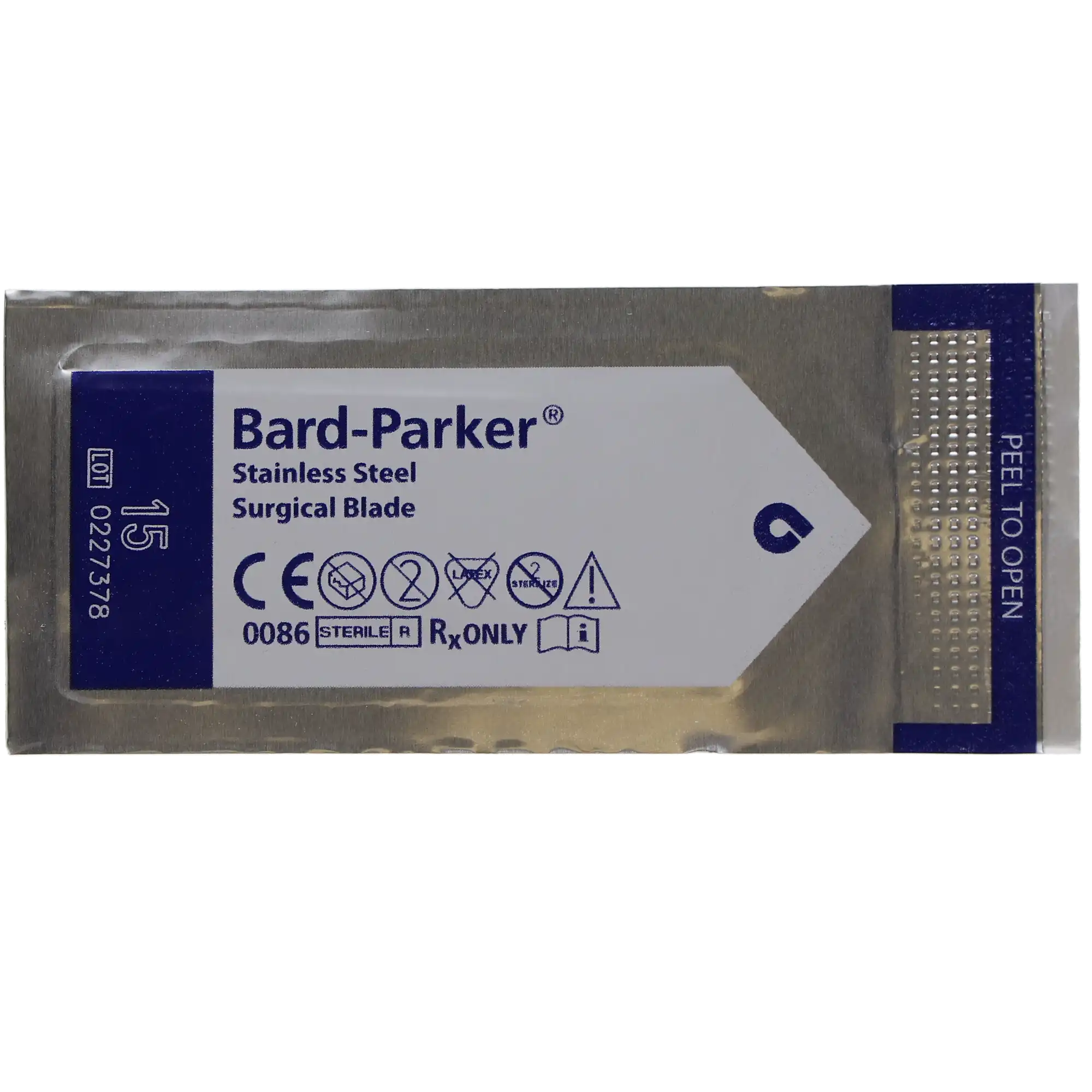 Bard-Parker Stainless Steel Sterile Surgical Blades, #15, 50/Pk, 371215 thumbnail 2