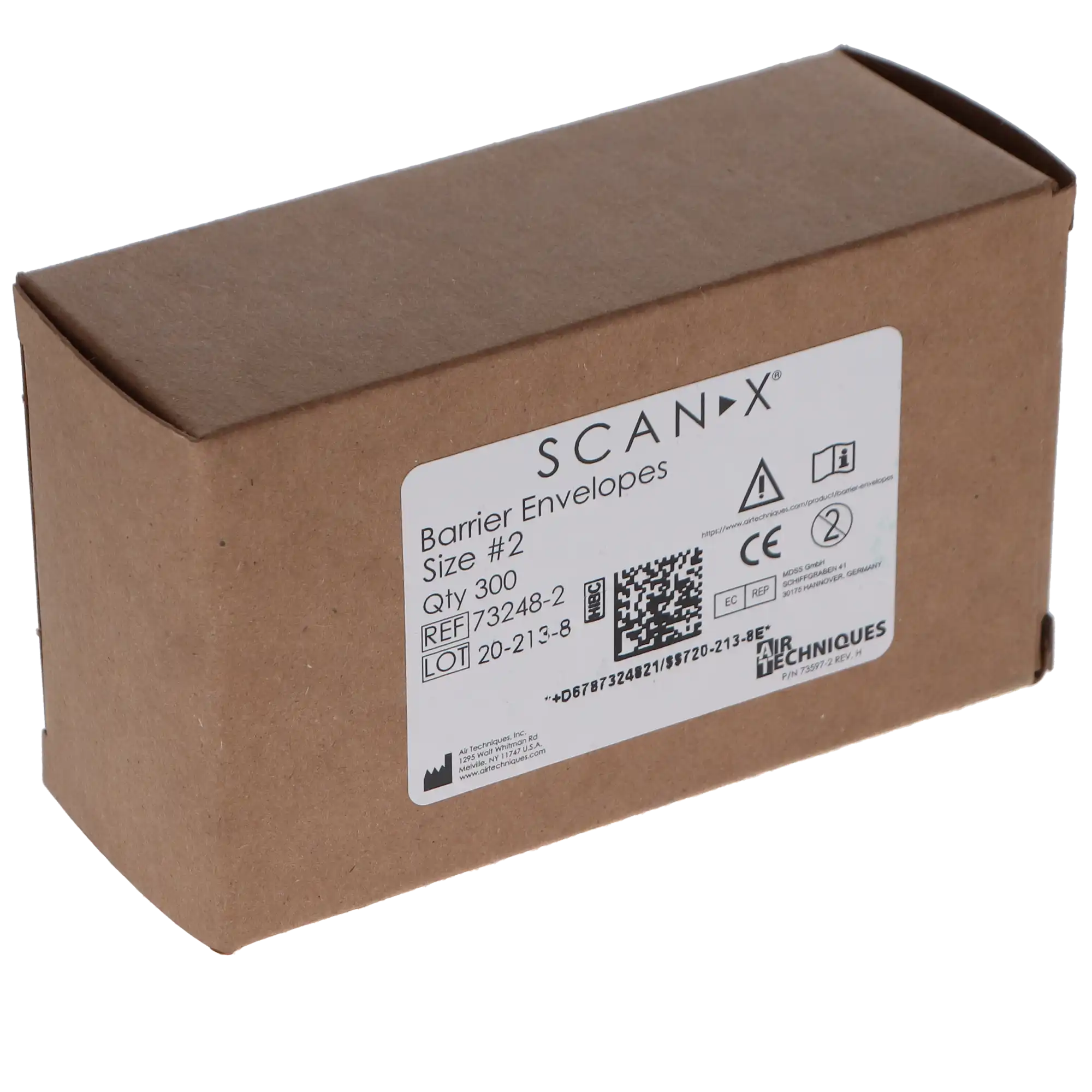 ScanX Barrier Envelopes, Size 2, Black, 300/Box, 73248-2 thumbnail 5