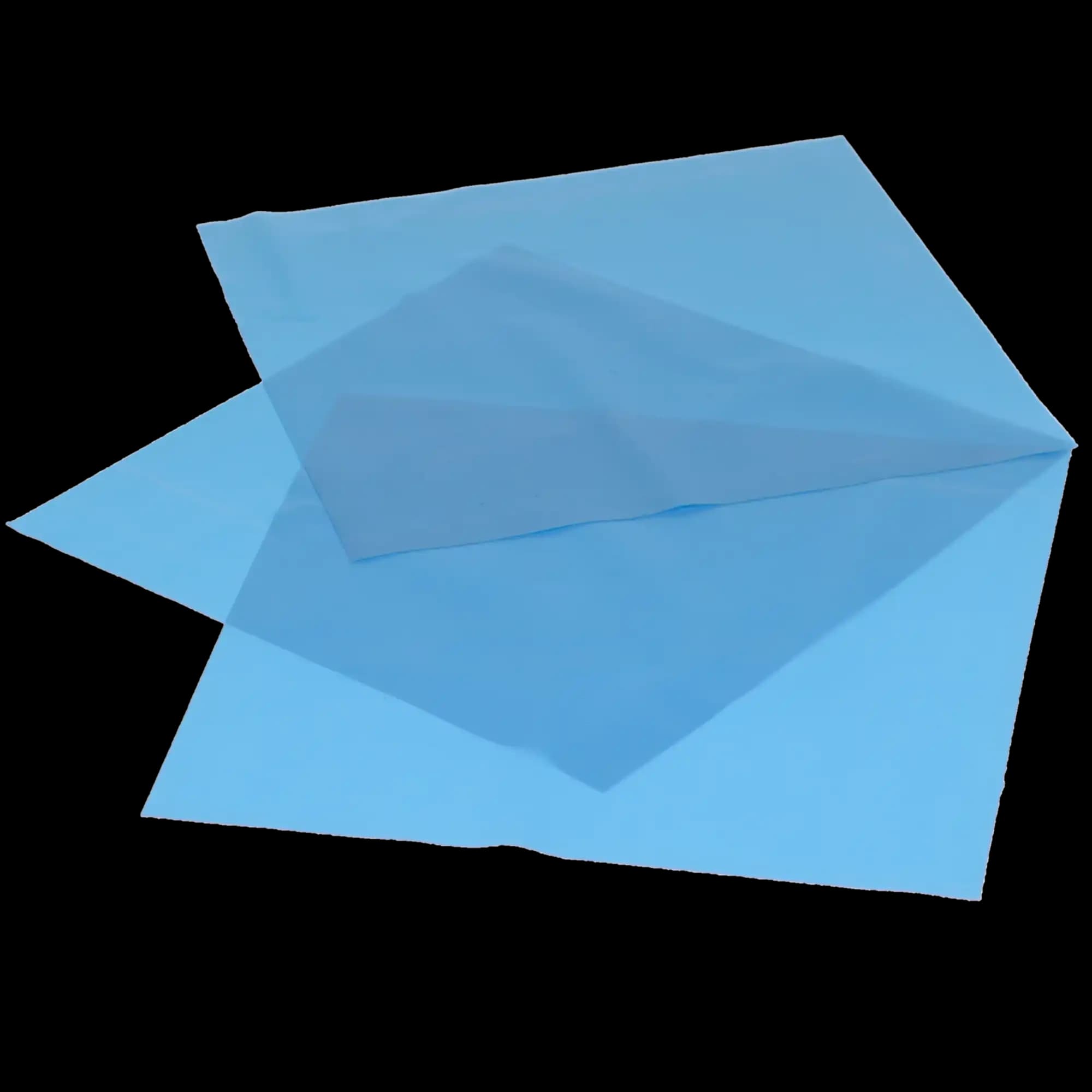 Isodam Non-Latex Polyisoprene Dental Dam, 6" x 6", Medium, Blue, 75/Pk, ISO01800675 thumbnail 2