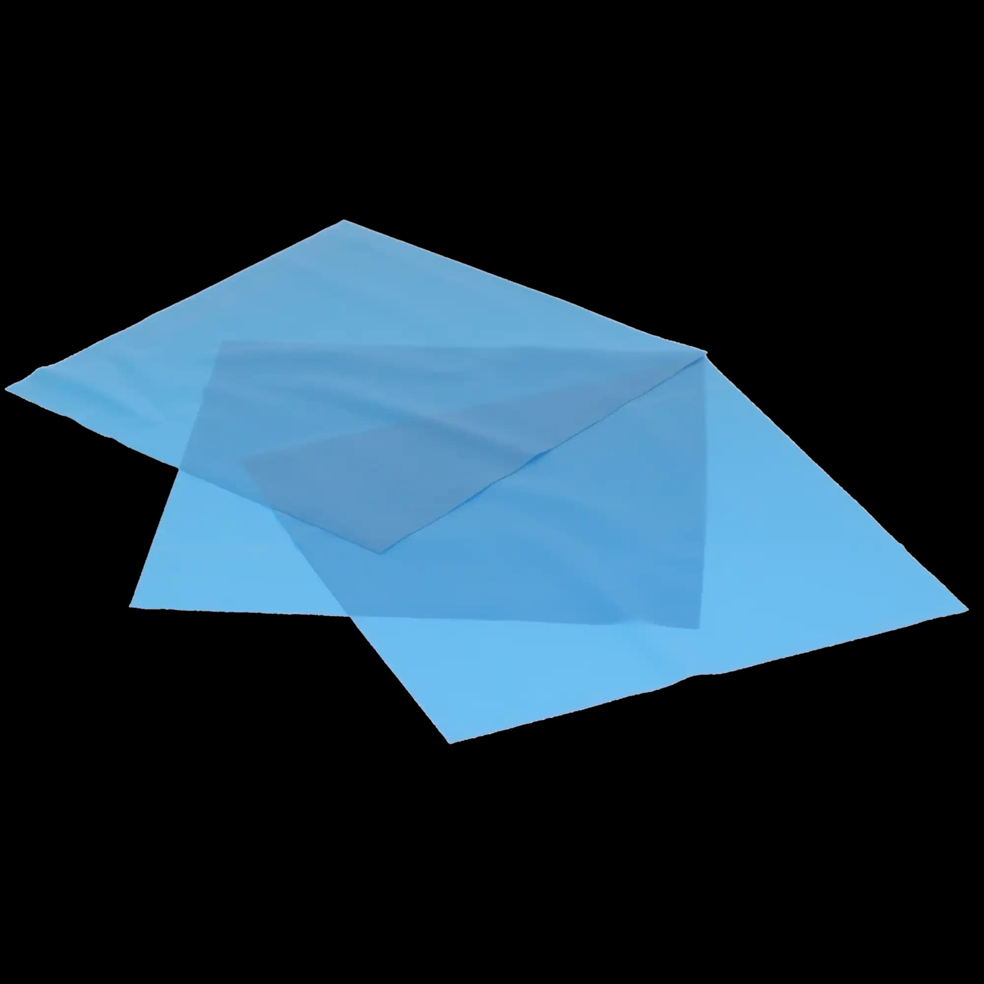 Isodam Non-Latex Polyisoprene Dental Dam, 6" x 6", Medium, Blue, 75/Pk, ISO01800675 thumbnail 3