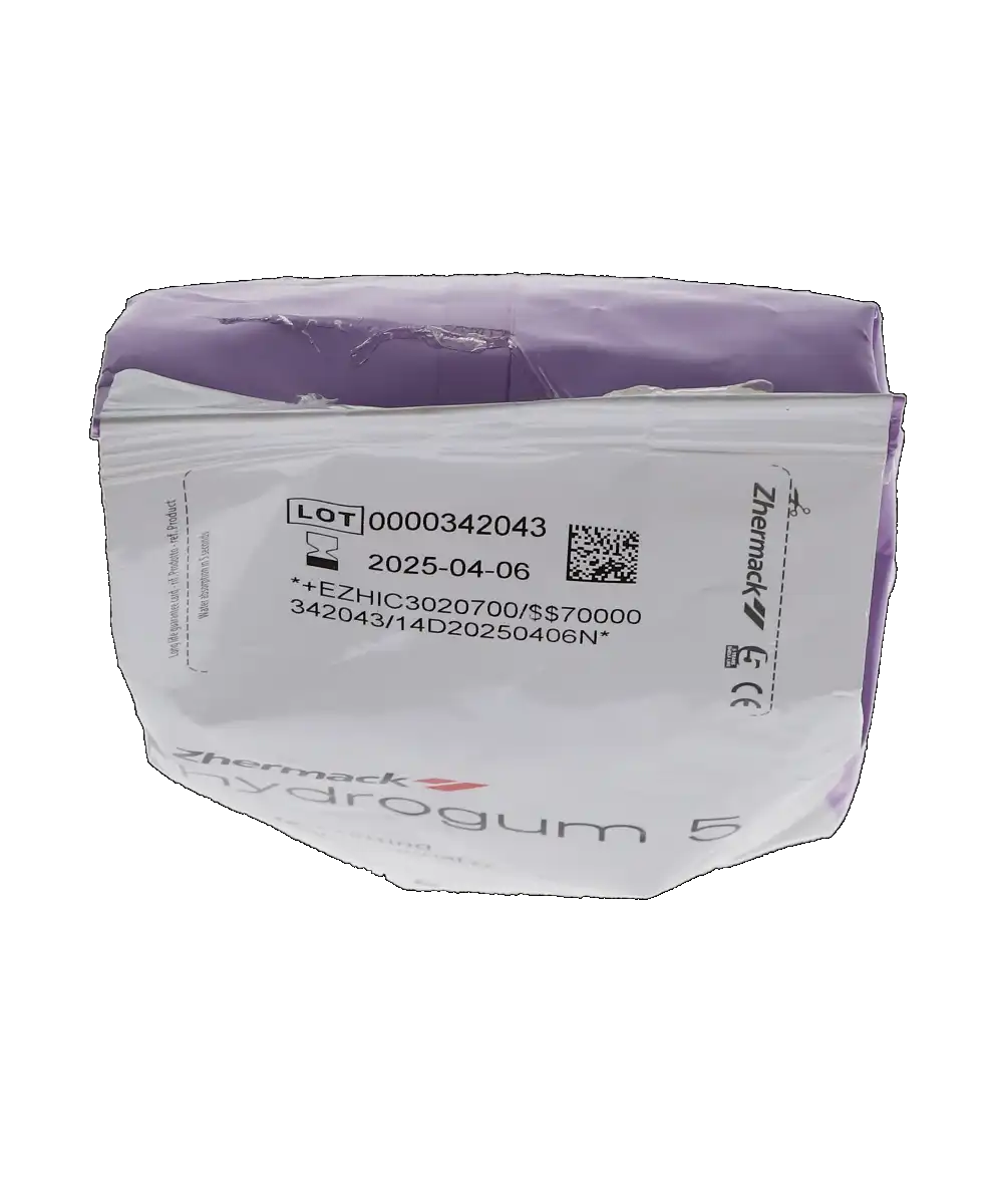 Zhermack Hydrogum 5 Dustless Alginate Impression Material, Extra Fast Set, Fruit Flavor, 1 lb Bag, C302070 thumbnail 2