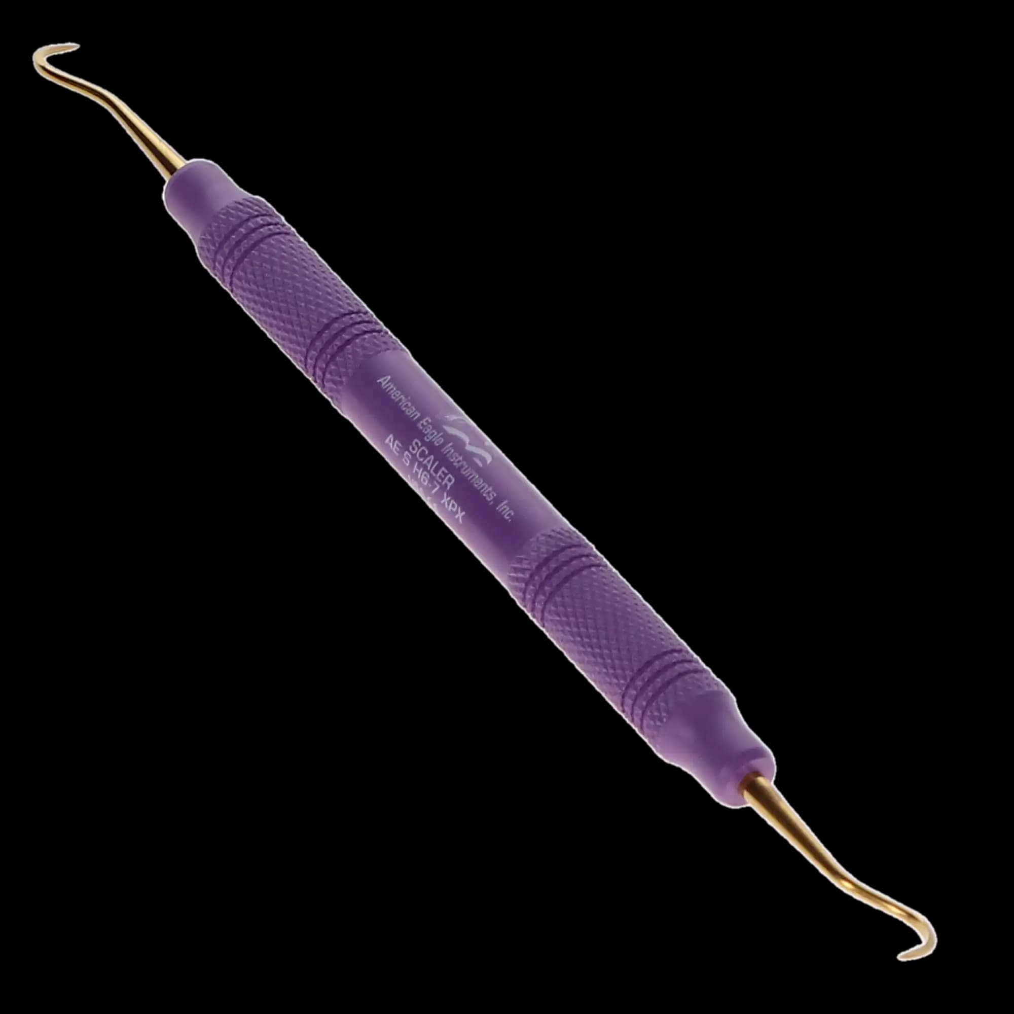 American Eagle XP Sickle Scaler, #H6-7 (U6-7), Universal Anterior, EagleLite Resin Handle, 3/8", Purple, 1/Pk, AESH6-7XPX thumbnail 3