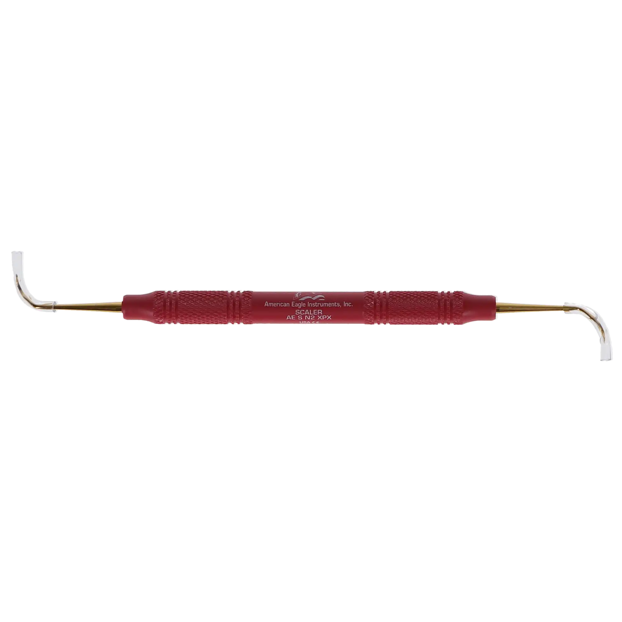 American Eagle XP Sickle Scaler, Nevi 2 (N2), Double-Ended, EagleLite Resin Handle, Posterior, 3/8" Tip, Red, 1/Pk, AESN2XPX thumbnail 6