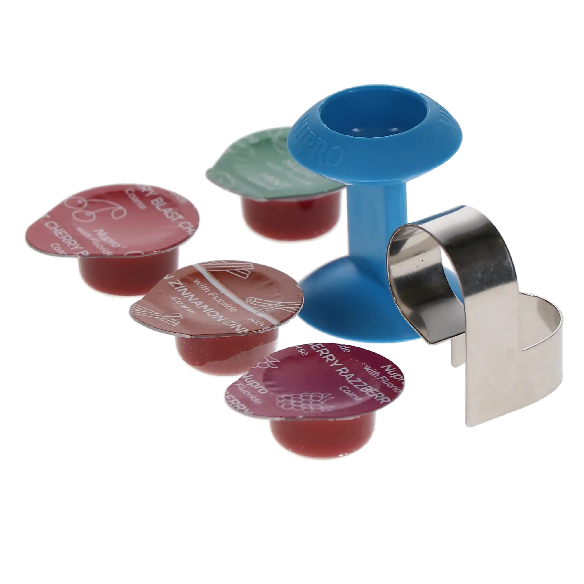 NUPRO® Prophy Paste, Coarse Grit, Adult Variety Pack with Fluoride, 200 Single-Dose Cups (50 each Cherry, Mint, Razzberry, Zinnamon), 638028 thumbnail 10