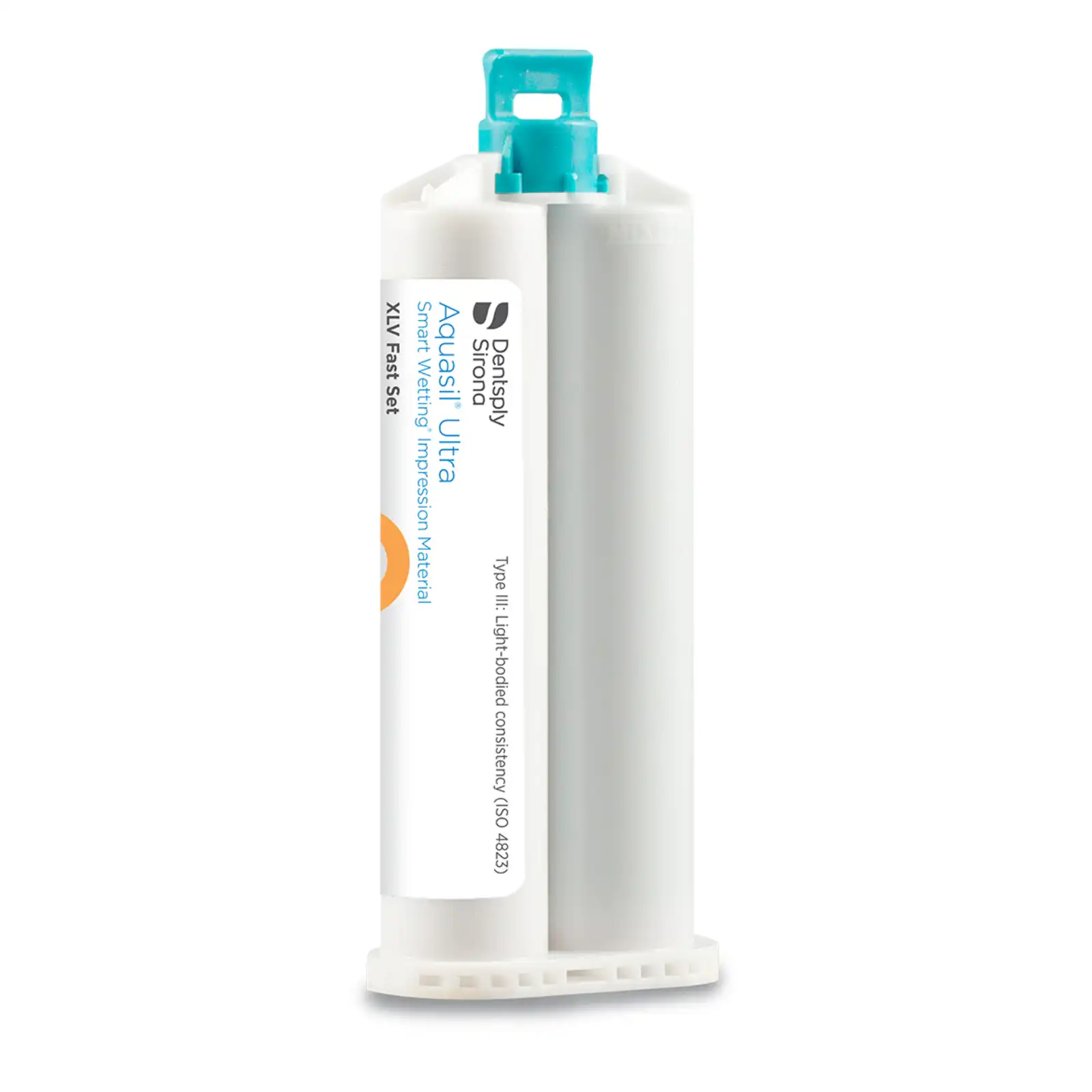 Aquasil Ultra Smart Wetting Impression Material, Xtra Light Body (XLV), Fast Set, 50 ml Cartridges, Mint, Orange, 4/Pk, 678770 thumbnail 2