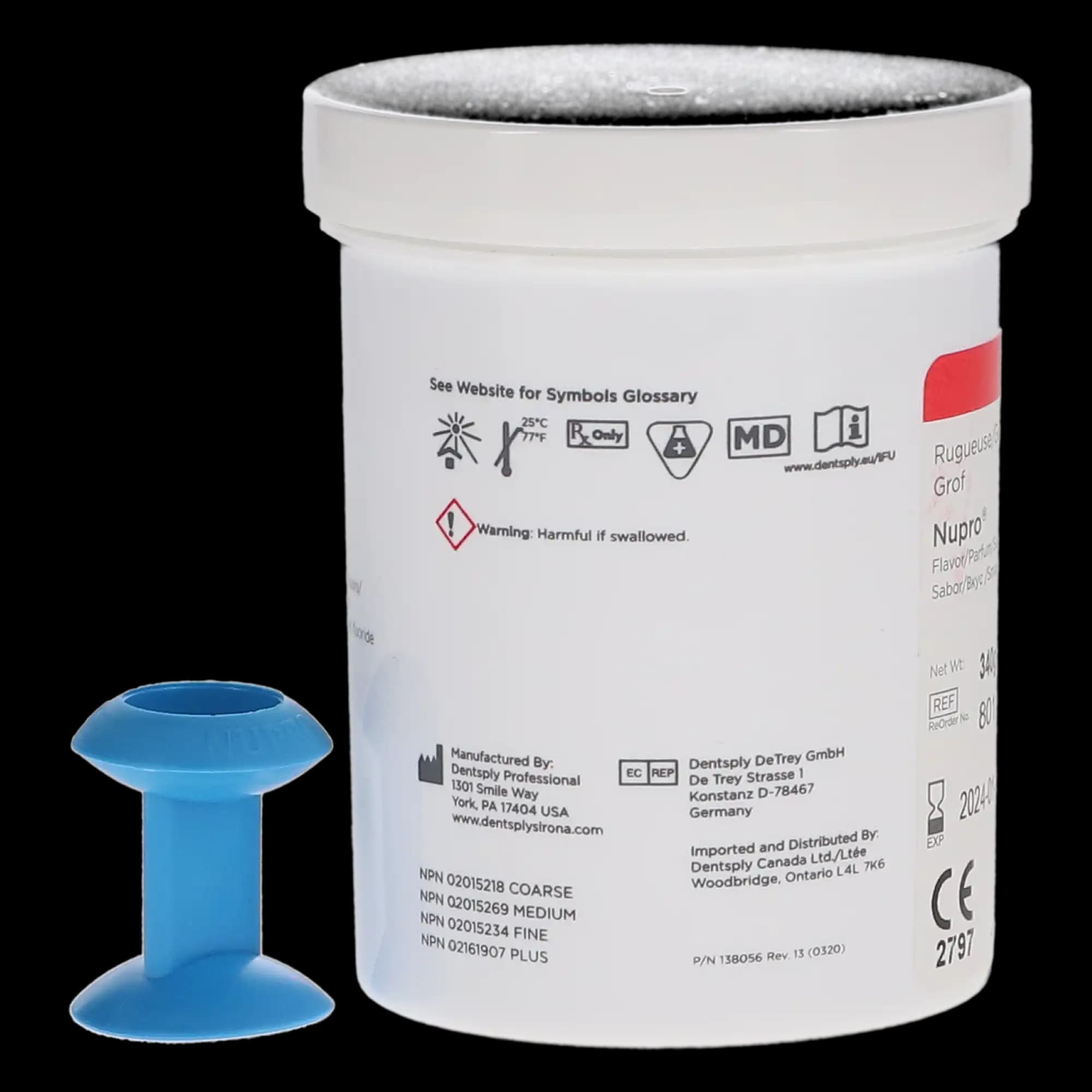 NUPRO® Prophy Paste with Fluoride, Coarse Grit, Mint, 12 oz Jar, 801112 thumbnail 9