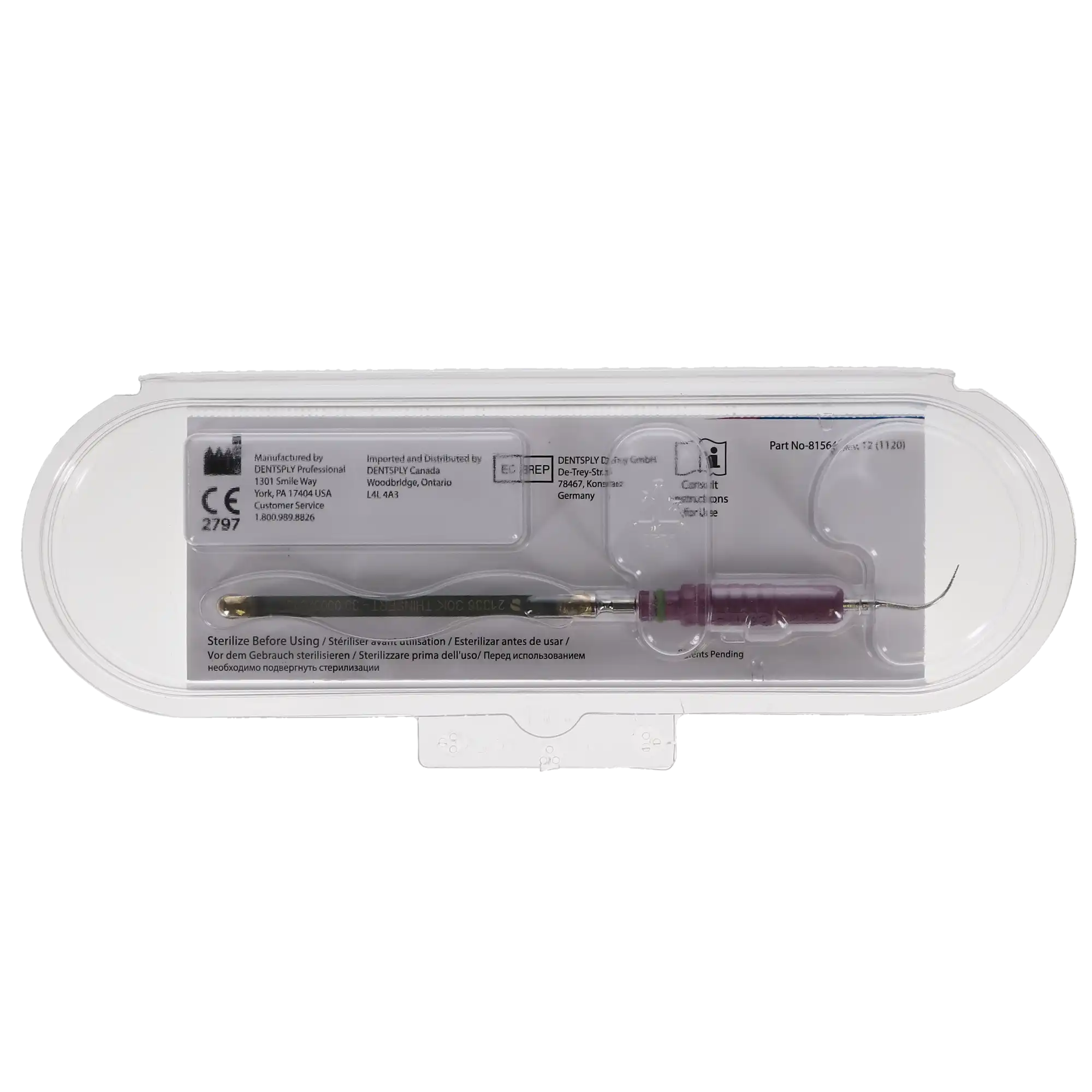 Cavitron THINsert Focused Spray Ultrasonic Insert, 30K, Lavender Grip, 81551, 1/Pk thumbnail 10