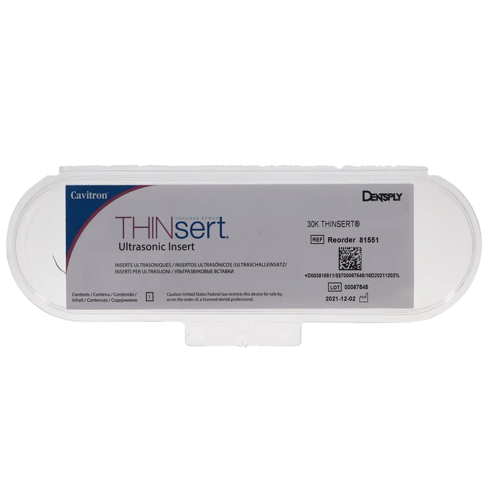 Cavitron THINsert Focused Spray Ultrasonic Insert, 30K, Lavender Grip, 81551, 1/Pk thumbnail 11