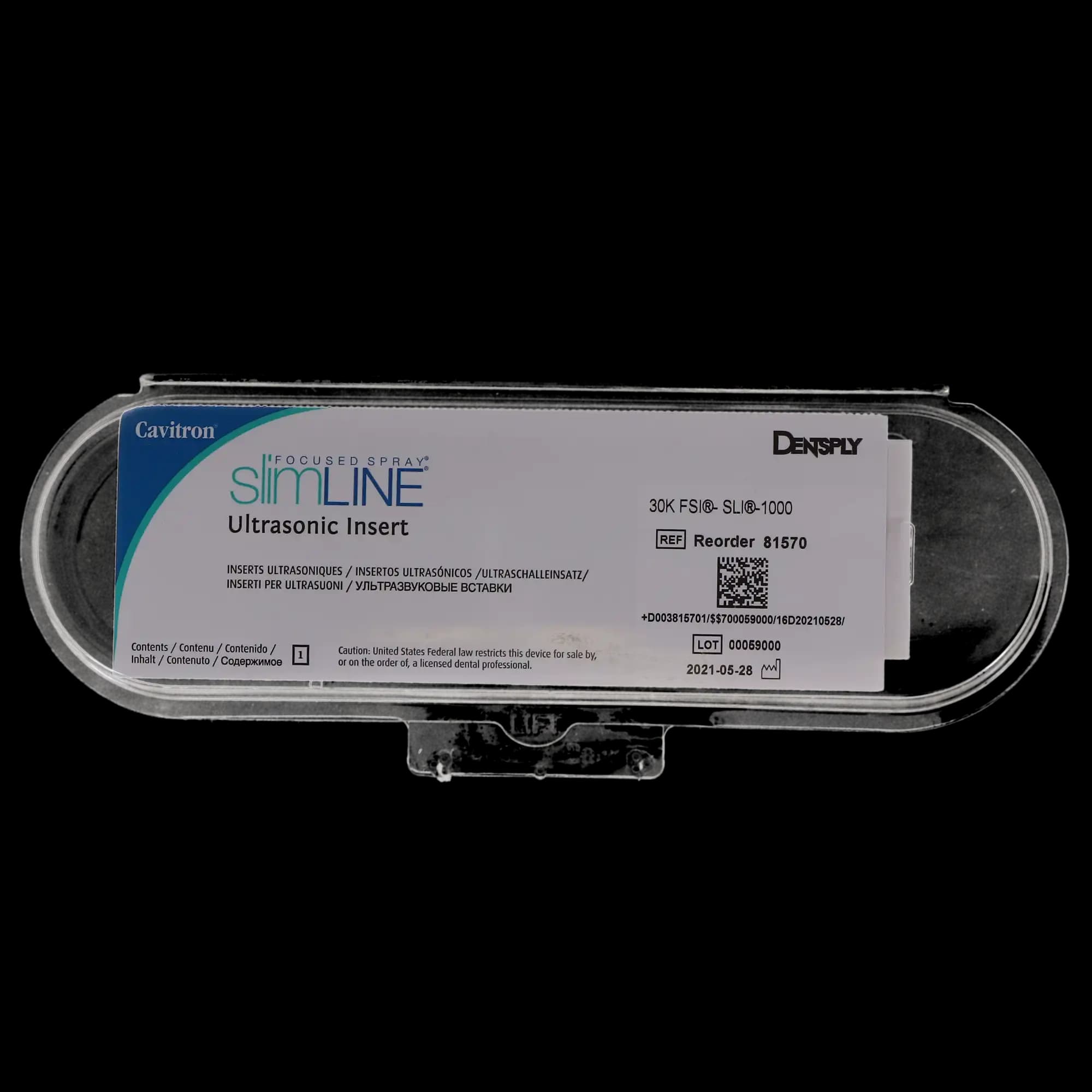 Cavitron FSI SlimLINE-1000 Ultrasonic Insert, Triple Bend, Thin, Dark Green, 30K, FSI-SLI 1000, 1/Pk, 81570 thumbnail 11