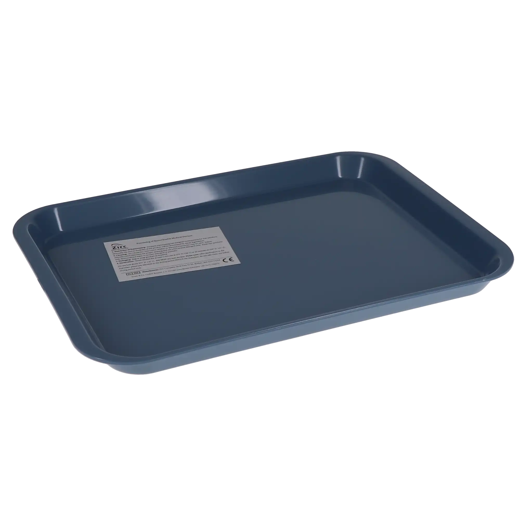 Zirc B-Lok Flat Set-Up Tray, Size B, Blue, 13-3/8" x 9-5/8" x 7/8", 20Z401B thumbnail 3