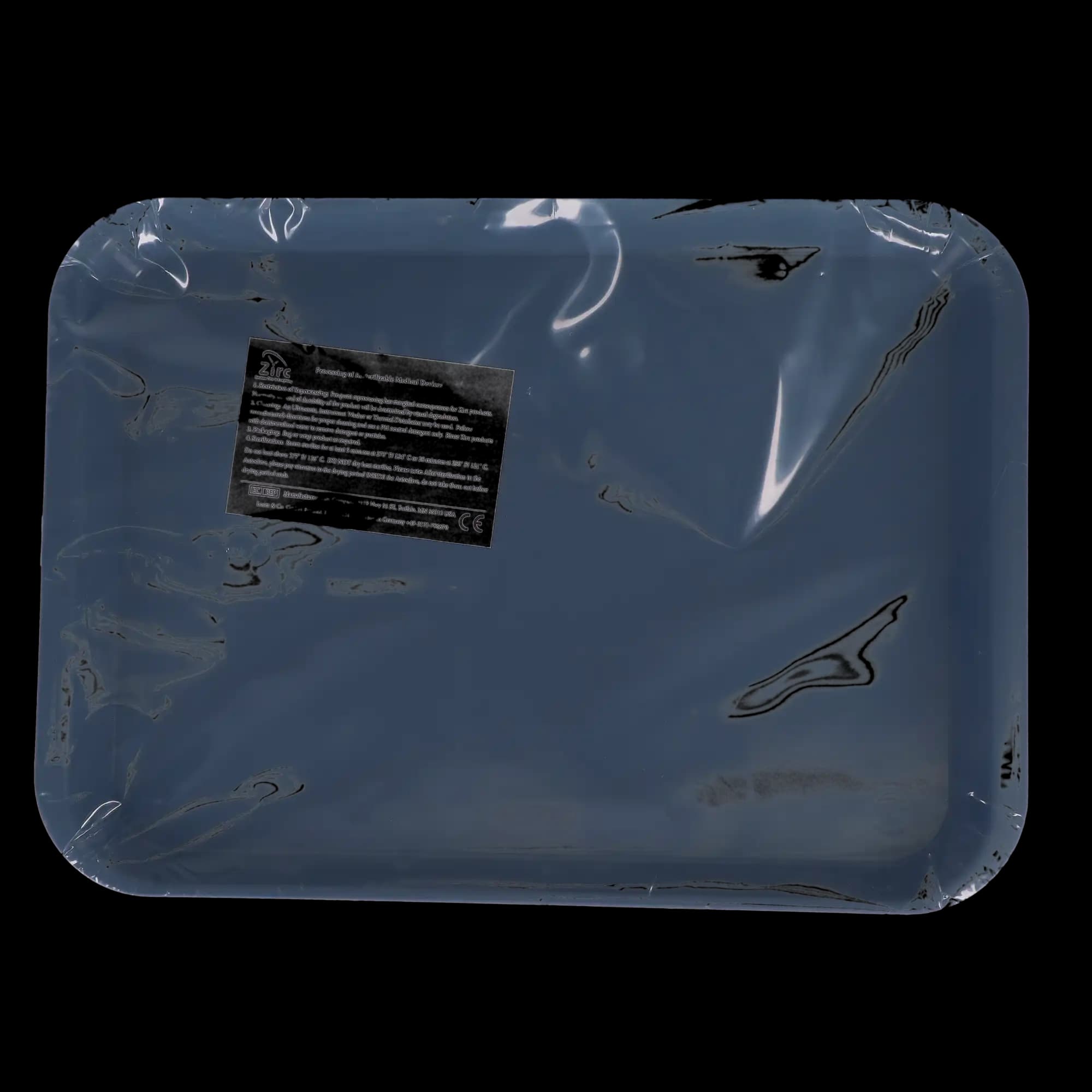 Zirc B-Lok Flat Set-Up Tray, Size B, Blue, 13-3/8" x 9-5/8" x 7/8", 20Z401B thumbnail 5