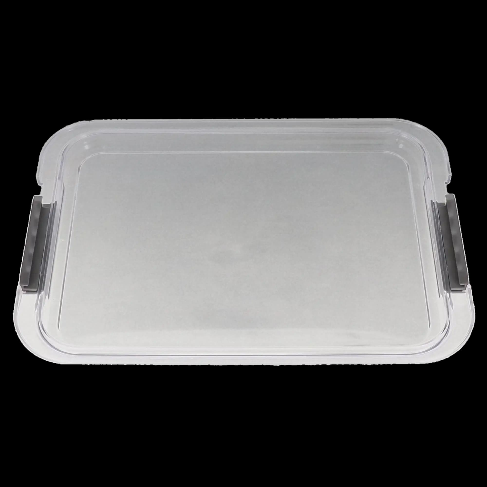 Zirc Safe-Lok B-Size Locking Tray Cover, Clear, 13-7/8" x 9-7/8" x 3/4", 1/Pk, 20Z445 thumbnail 4