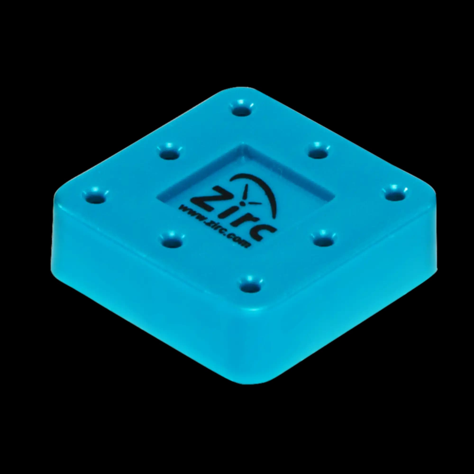 Zirc 8-Hole Magnetic Bur Block, Neon Blue, Fits FG/RA/HP Burs, Autoclavable, 50Z400N thumbnail 2