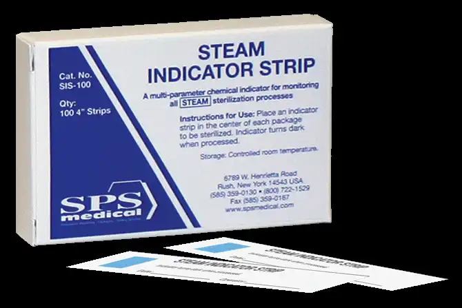 SPS Medical Steam Indicator Strips, 4" x 0.75", Internal Chemical Indicator, 100/Box, SIS-100 thumbnail 5