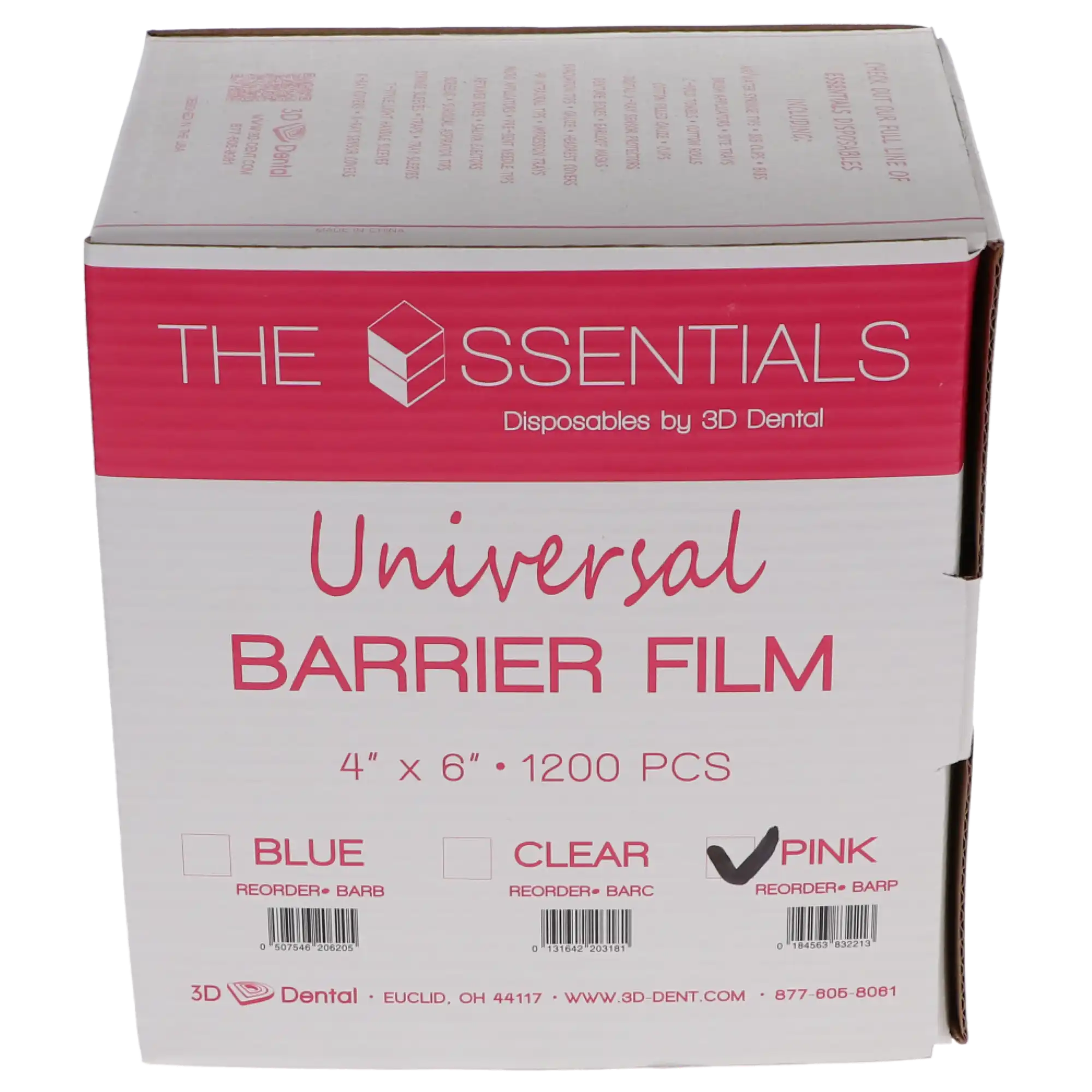 Essentials Universal Barrier Film, 4" x 6", Pink, Non-Sterile, 1200/Roll, BARP thumbnail 4