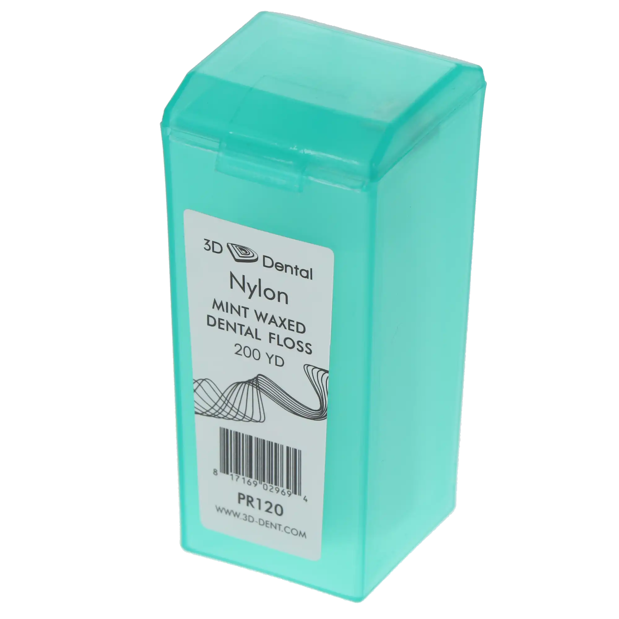 3D Dental Waxed Dental Floss Refill, Mint, 200 yd Spool, 1/Pk, PR120 thumbnail 2