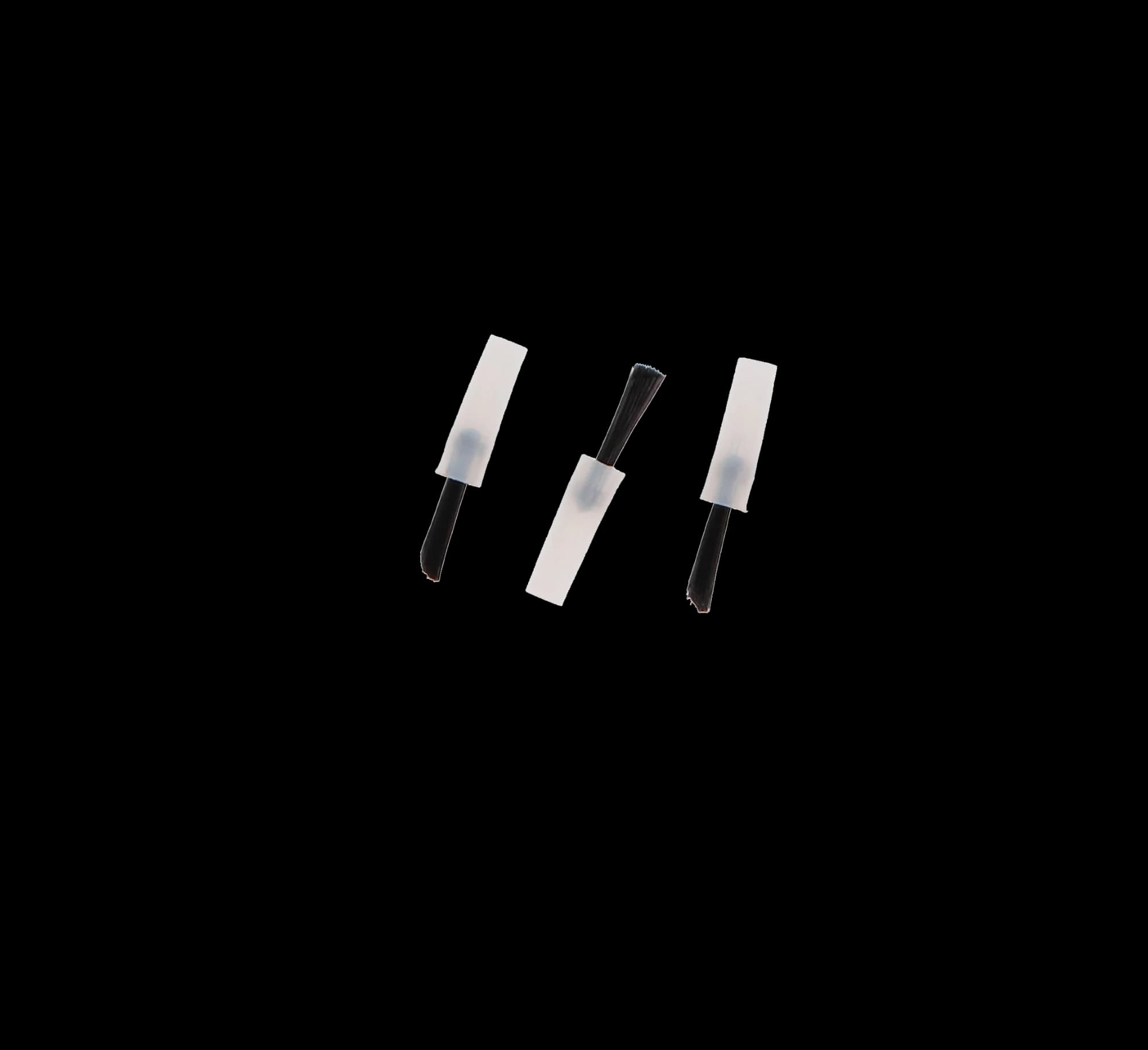 Vista Apex Universal Composite Brush Tips, Regular Bristle, Black, 100/Bag, 302002 thumbnail 8