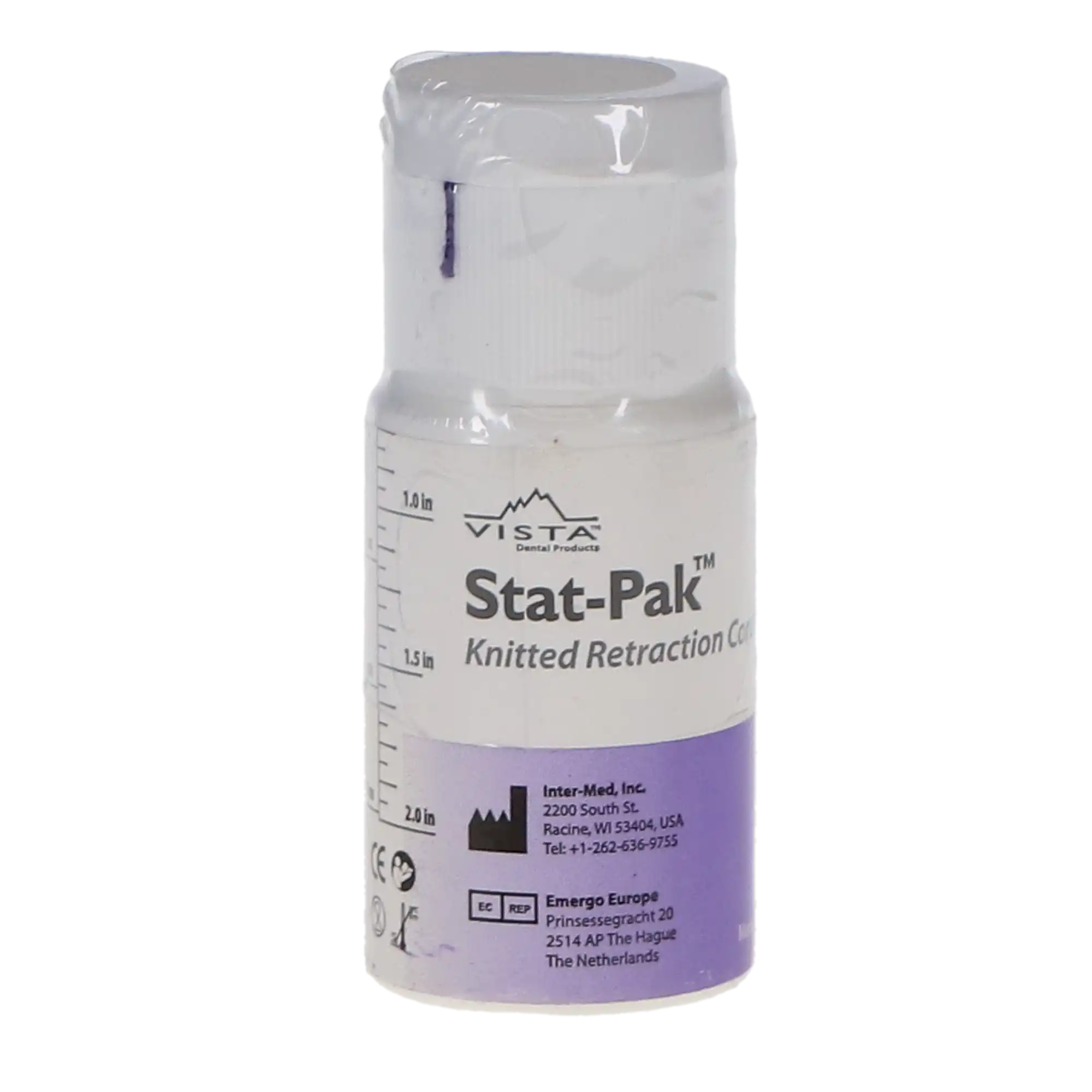 Stat-Pak Knitted Retraction Cord, Size 00, Navy Blue, 100 in/Bottle, 302612 thumbnail 7