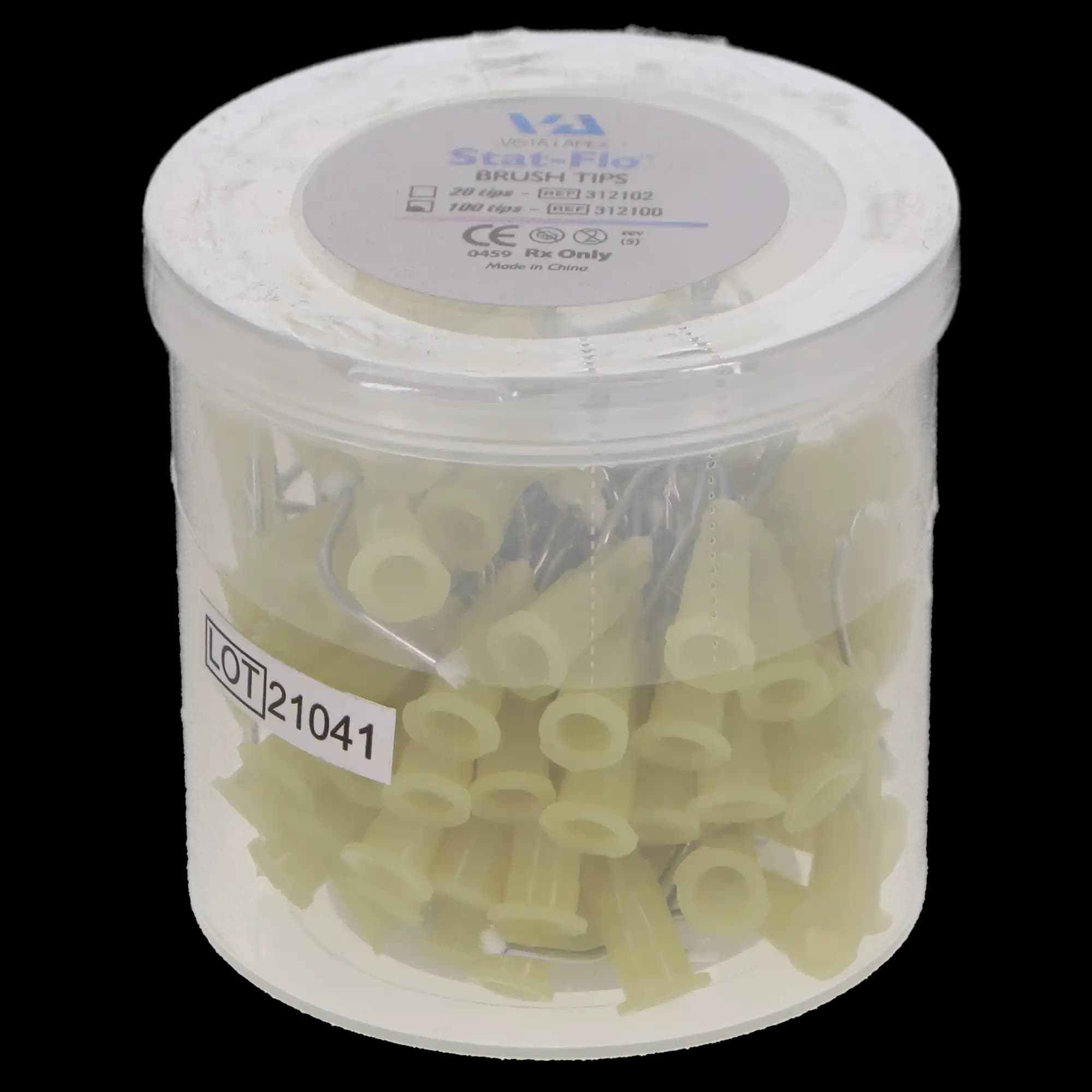 Stat-Flo Hemostatic Infusor Pre-Bent Brush Tips, 19 Ga, Yellow, 100/Pk, 312100 thumbnail 9