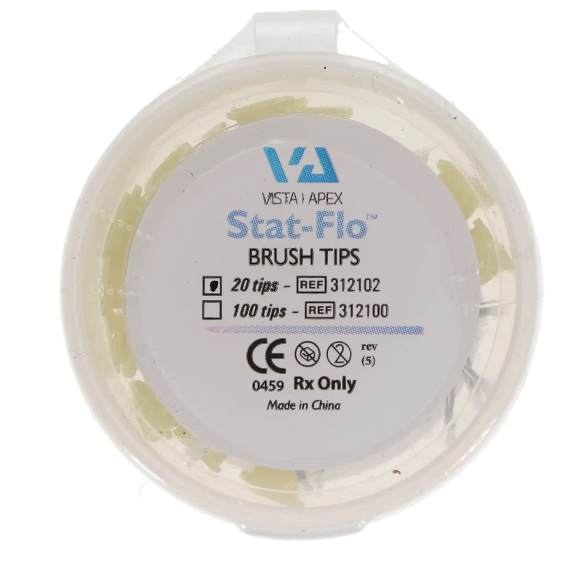 Stat-Flo Hemostatic Infusor Pre-Bent Tips, 19 Ga, Yellow, Luer Lock, 20/Pk, 312102 thumbnail 8