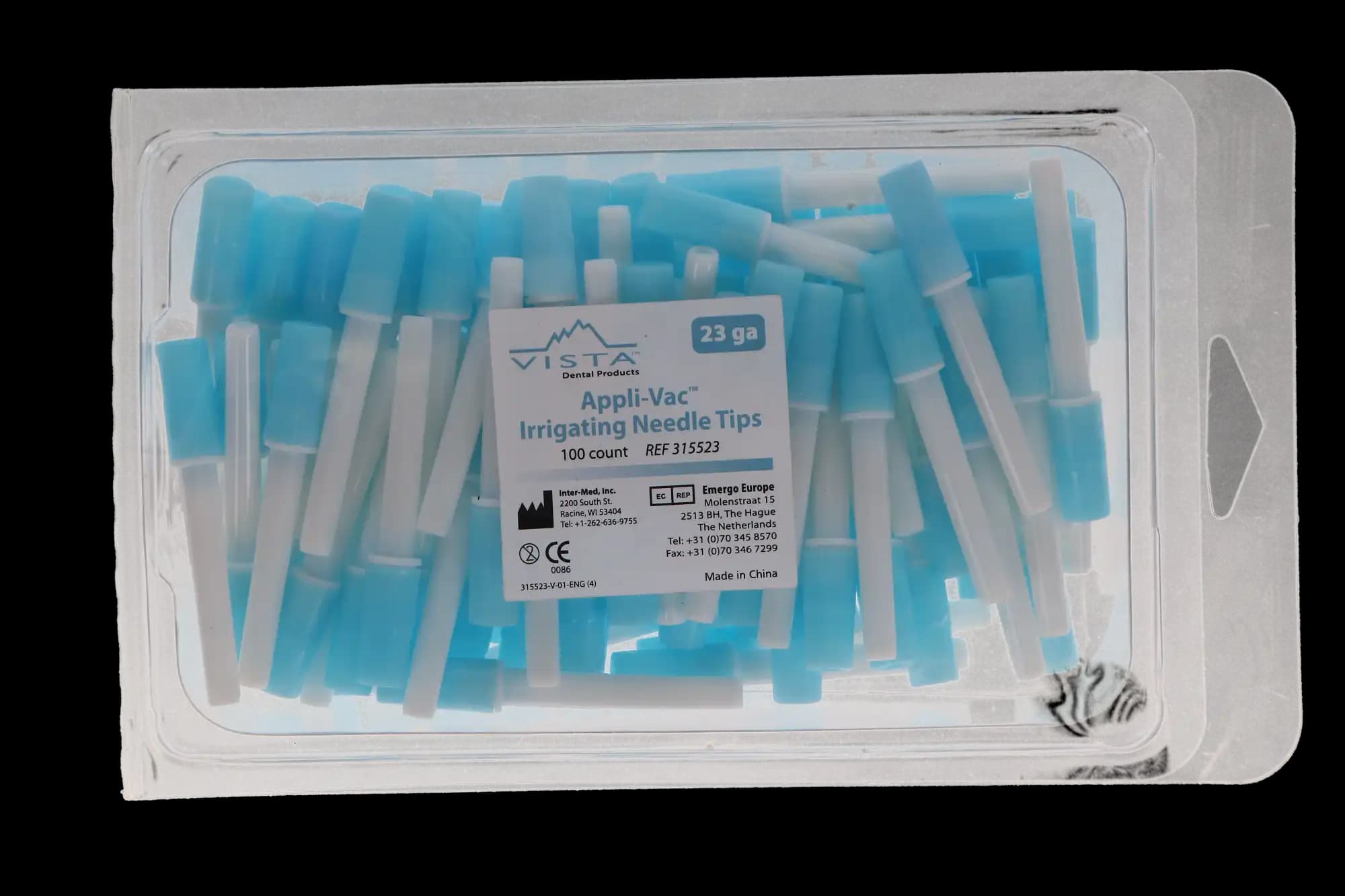 Appli-Vac Irrigating Needle Tips, 23 Ga, 1", Blue, 100/Pk, 315523 thumbnail 9