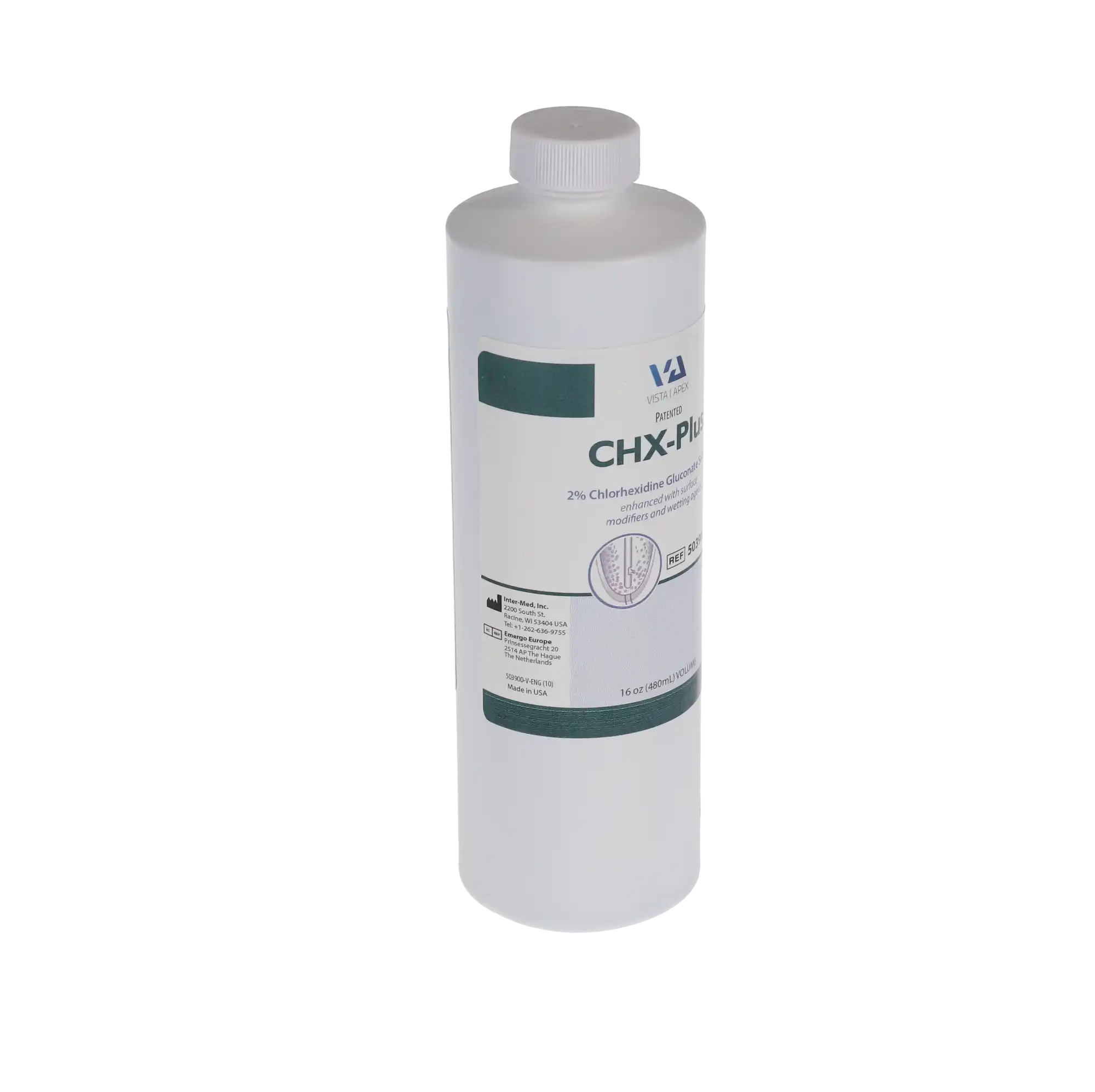 CHX-Plus Irrigant, 2% Chlorhexidine Gluconate, 16 oz Bottle, 1/Pk, 503900 thumbnail 6