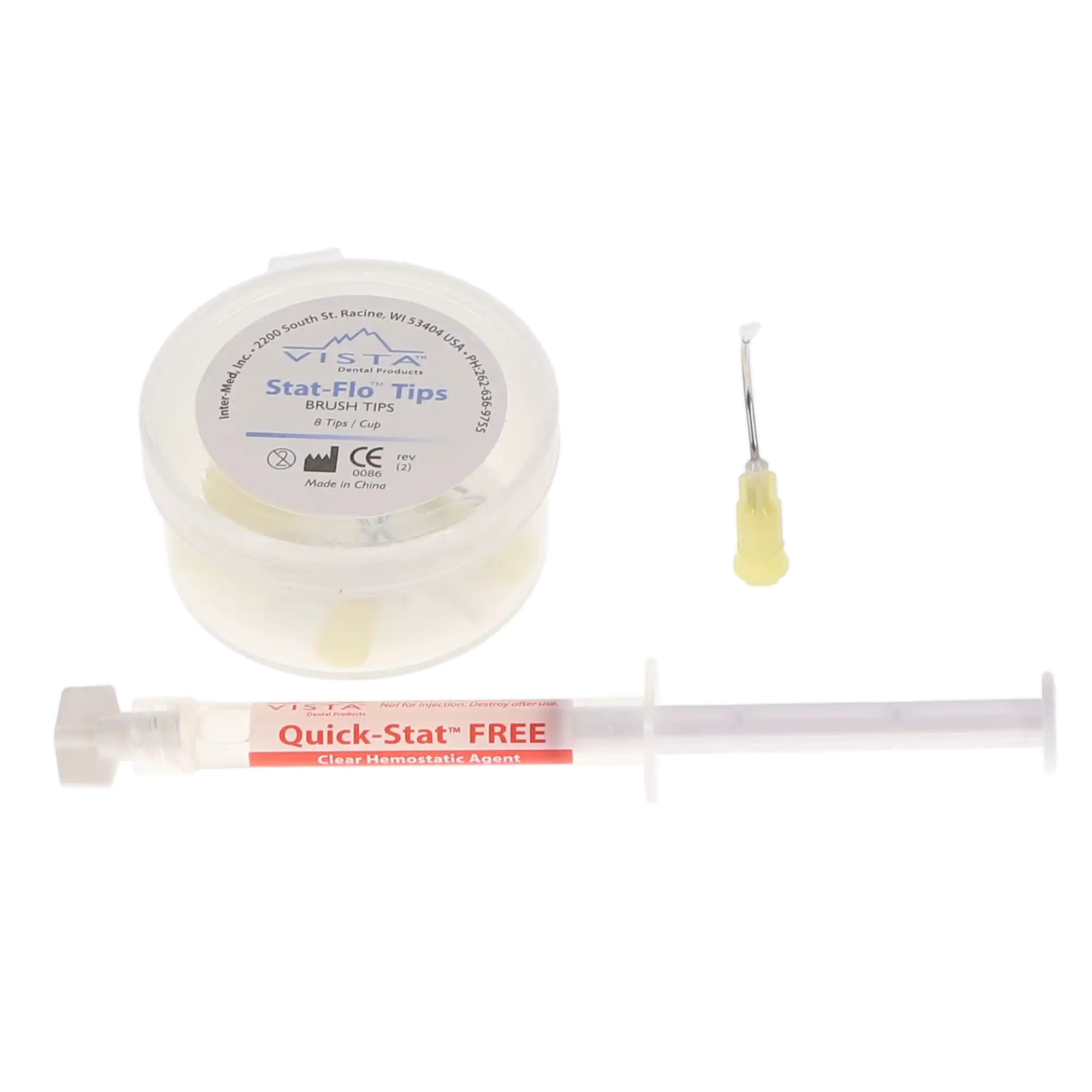 Quick-Stat FREE Clear Hemostatic Gel, 25% Aluminum Chloride, Standard Syringe Kit, 1.2 mL, 4/Pk, 504600 thumbnail 2