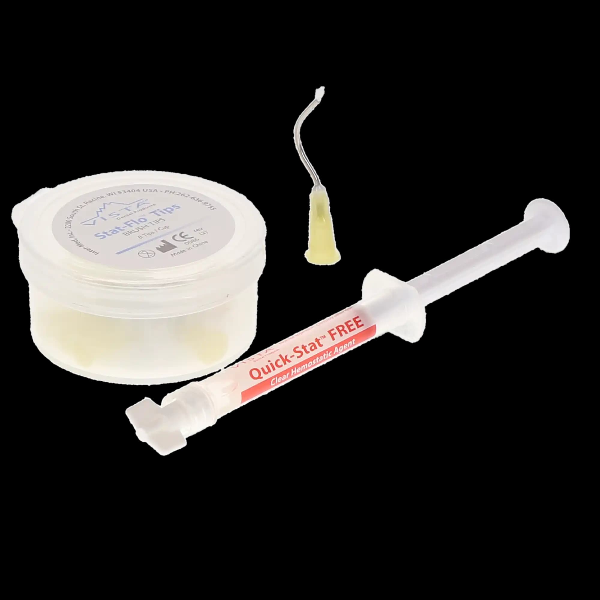 Quick-Stat FREE Clear Hemostatic Gel, 25% Aluminum Chloride, Standard Syringe Kit, 1.2 mL, 4/Pk, 504600 thumbnail 4