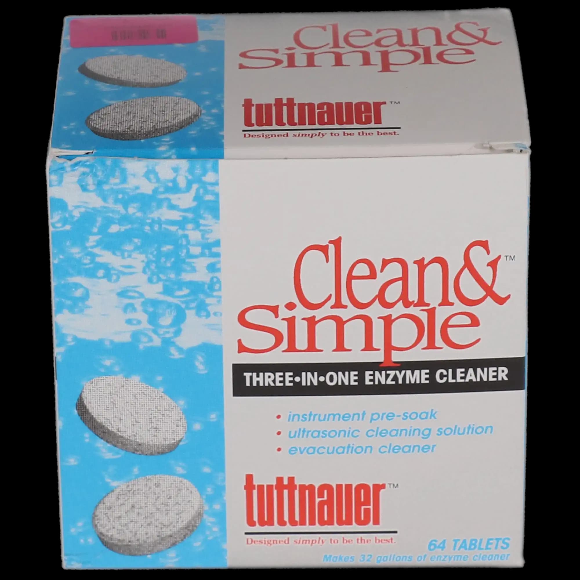 Clean & Simple Ultrasonic/Enzymatic Cleaning Tablets, 64/Pk, CS0064 thumbnail 8