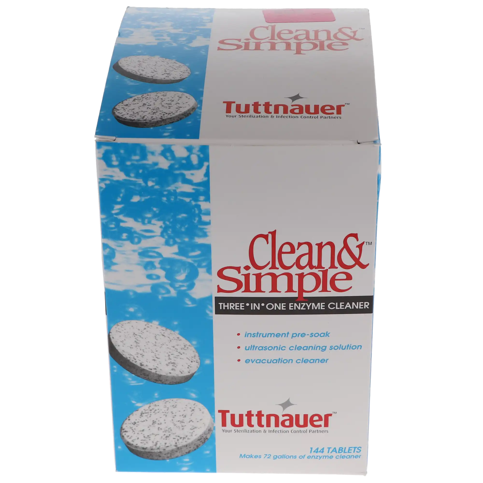 Clean & Simple Ultrasonic/Enzymatic Cleaning Tablets, 144/Box, CS0144 thumbnail 10