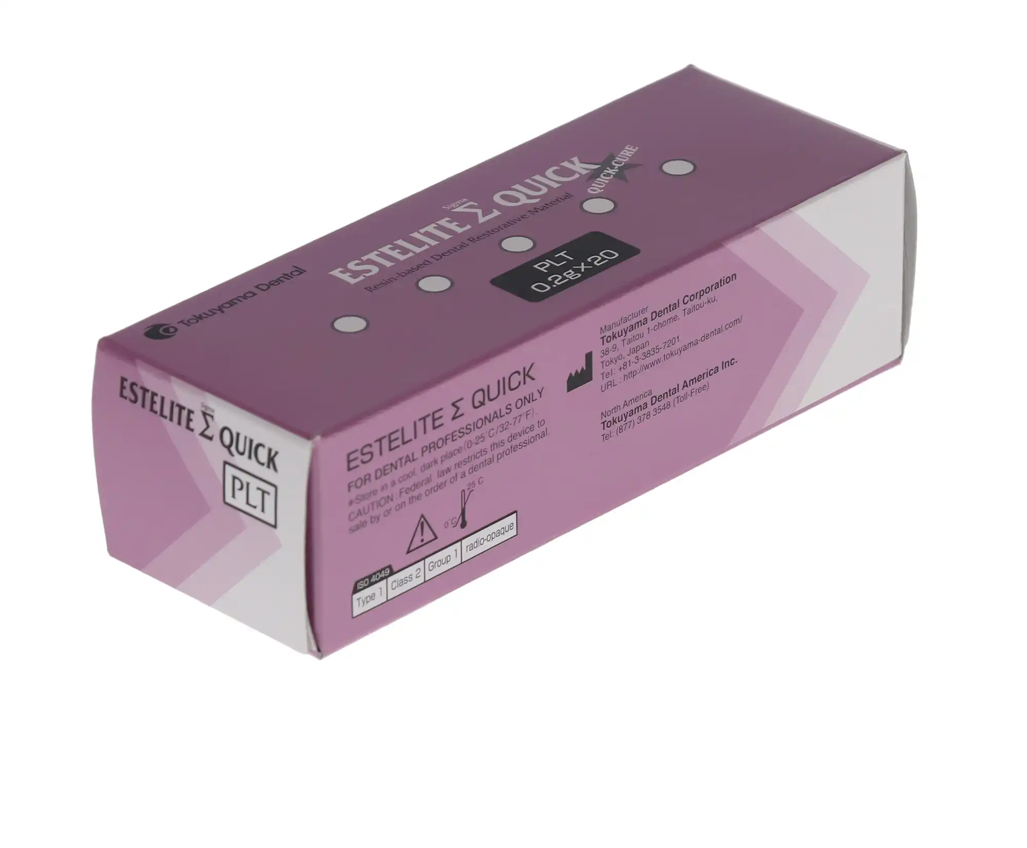 Estelite Sigma Quick Universal Composite, Light-Cure, PLT Refill, OA2, 0.2 g, 20/Pk, 13324 thumbnail 9
