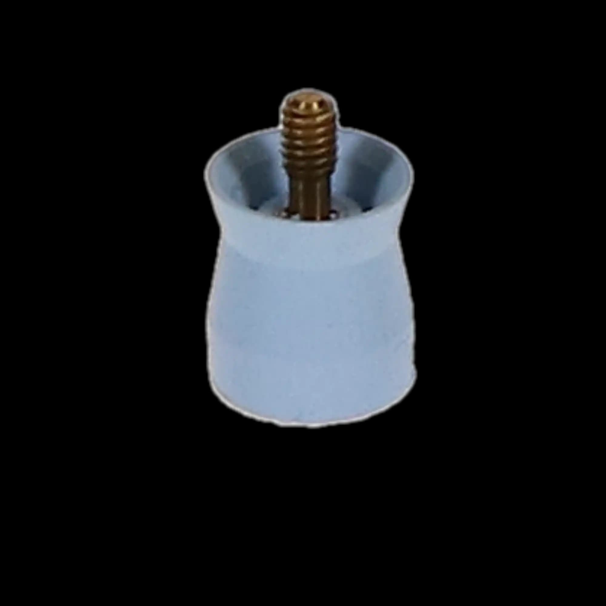 Young Dental Petite Web LF Prophy Cup, Firm, Light Blue, Screw Type, Short, Latex-Free, 144/Bx, 054701 thumbnail 2