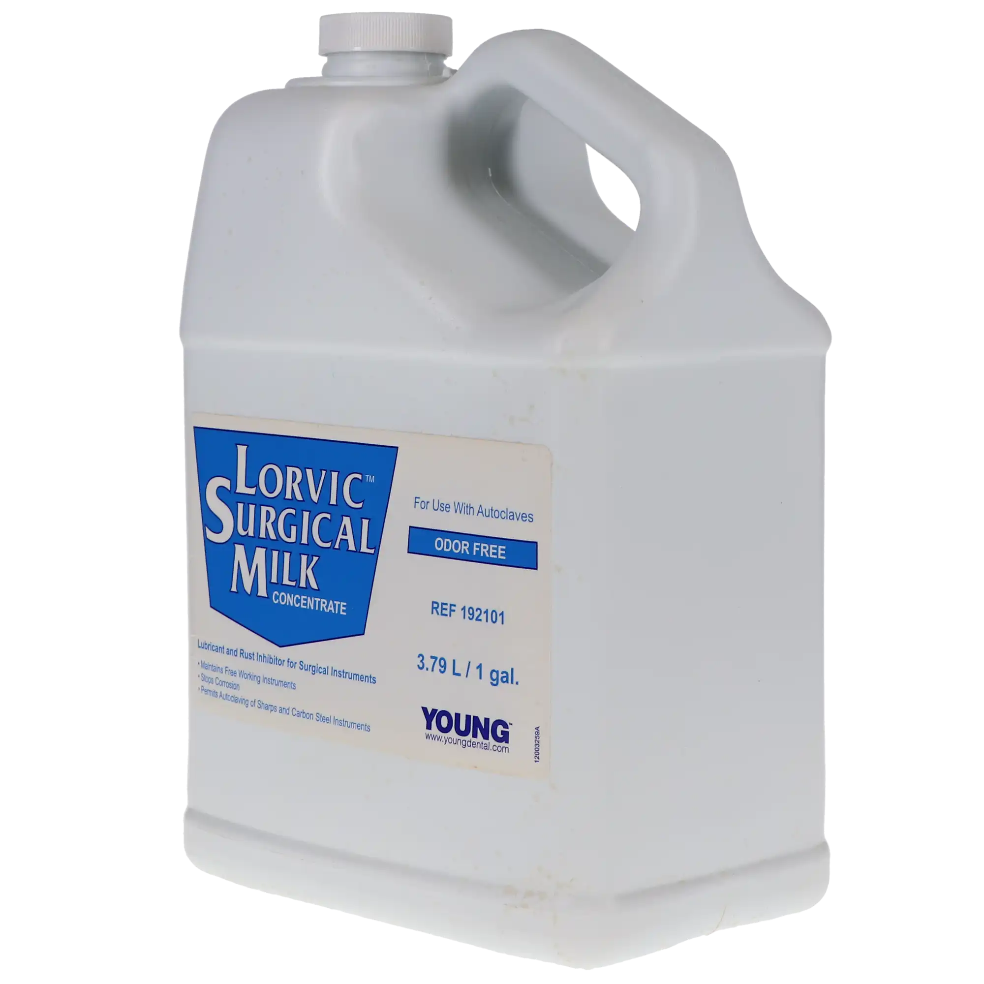 Lorvic Surgical Milk Concentrate Instrument Lubricant & Corrosion Inhibitor, Non-Toxic, Odor-Free, 1 Gallon Bottle, 192101 thumbnail 3