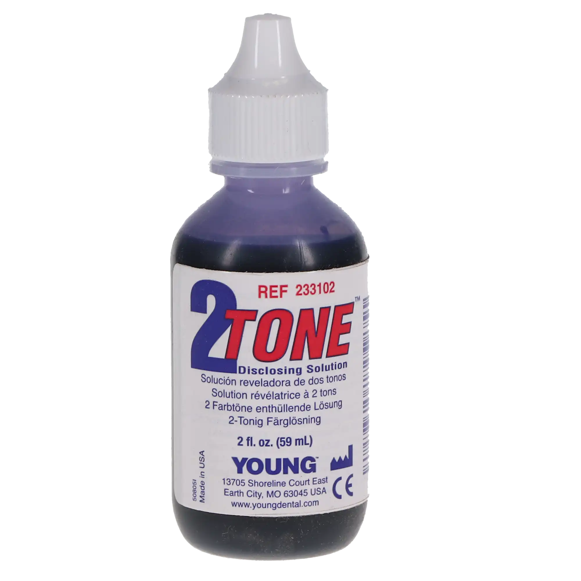 2Tone Disclosing Solution, Liquid, 2 oz Bottle, 1/Pk, 233102 thumbnail 7