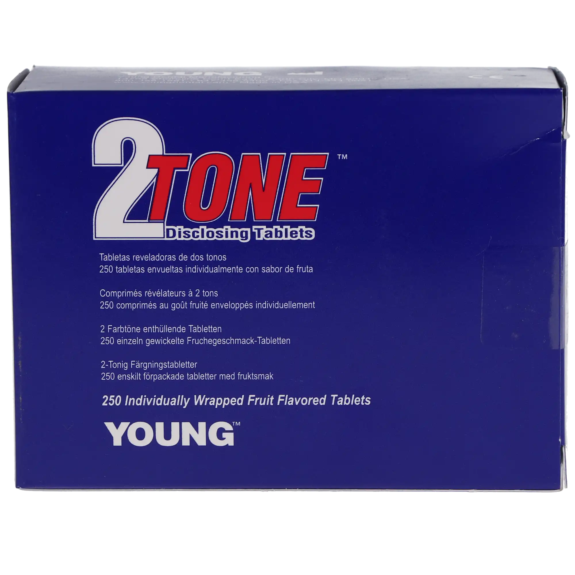 2Tone Disclosing Tablets, 250/Box, Cherry Flavored, 234225 thumbnail 4