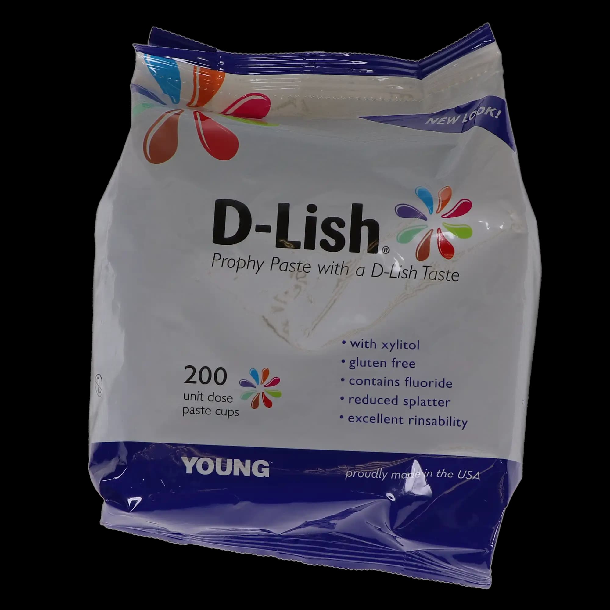 D-Lish Prophy Paste, Medium Grit, Mint, 1.23% Fluoride, Gluten-Free, 200 Unit Dose Cups/Box, 300120 thumbnail 8