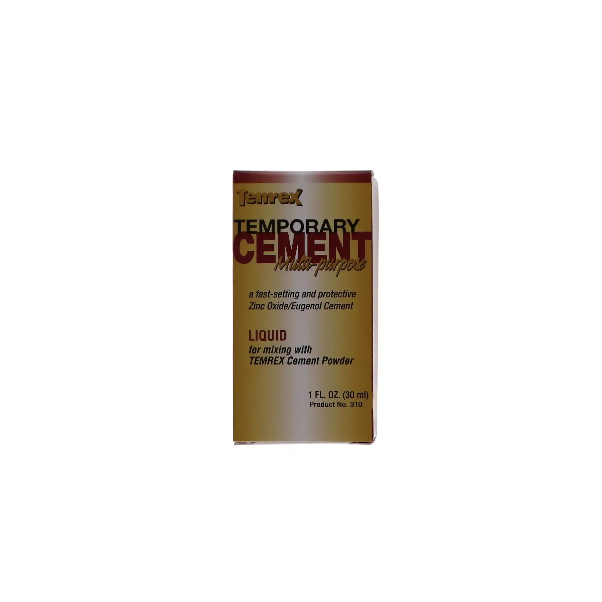 Temrex Zinc Oxide Eugenol Temporary Cement Liquid Refill, 1 oz Bottle, 310 thumbnail 9