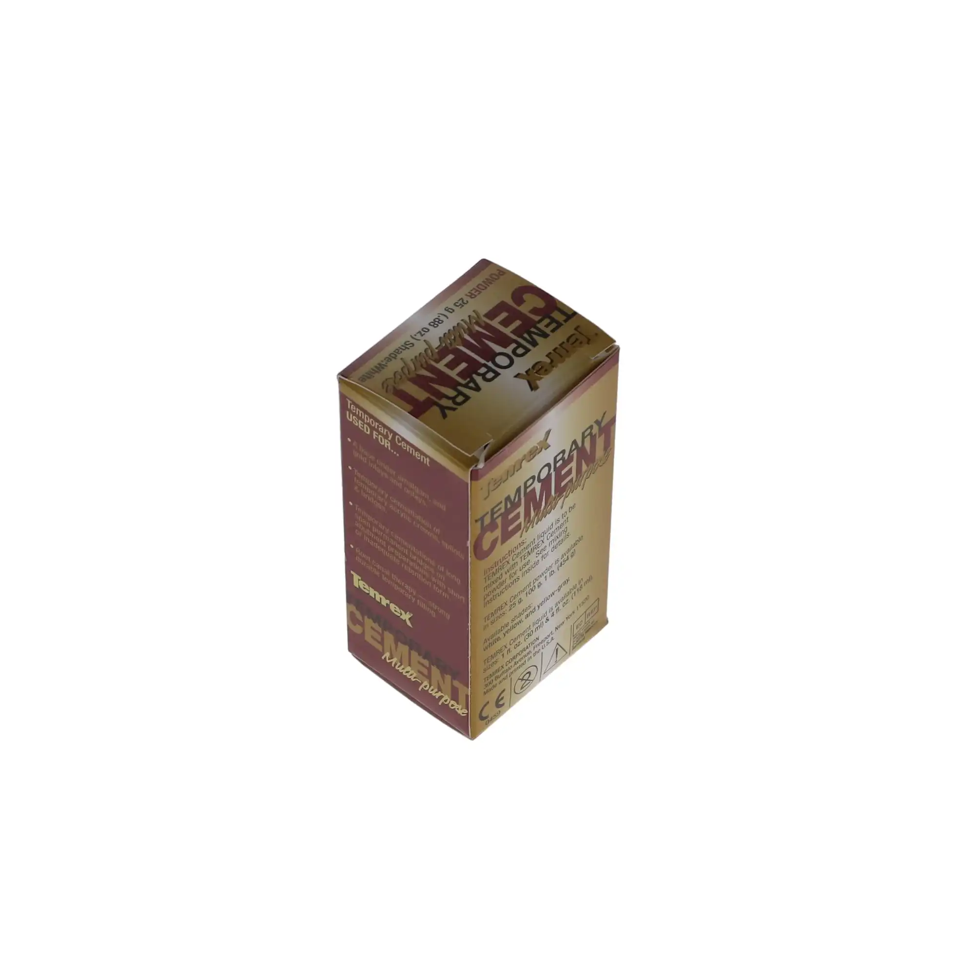 Temrex Zinc Oxide Eugenol Temporary Cement, White Powder Refill, 25 g Bottle, 330 thumbnail 8