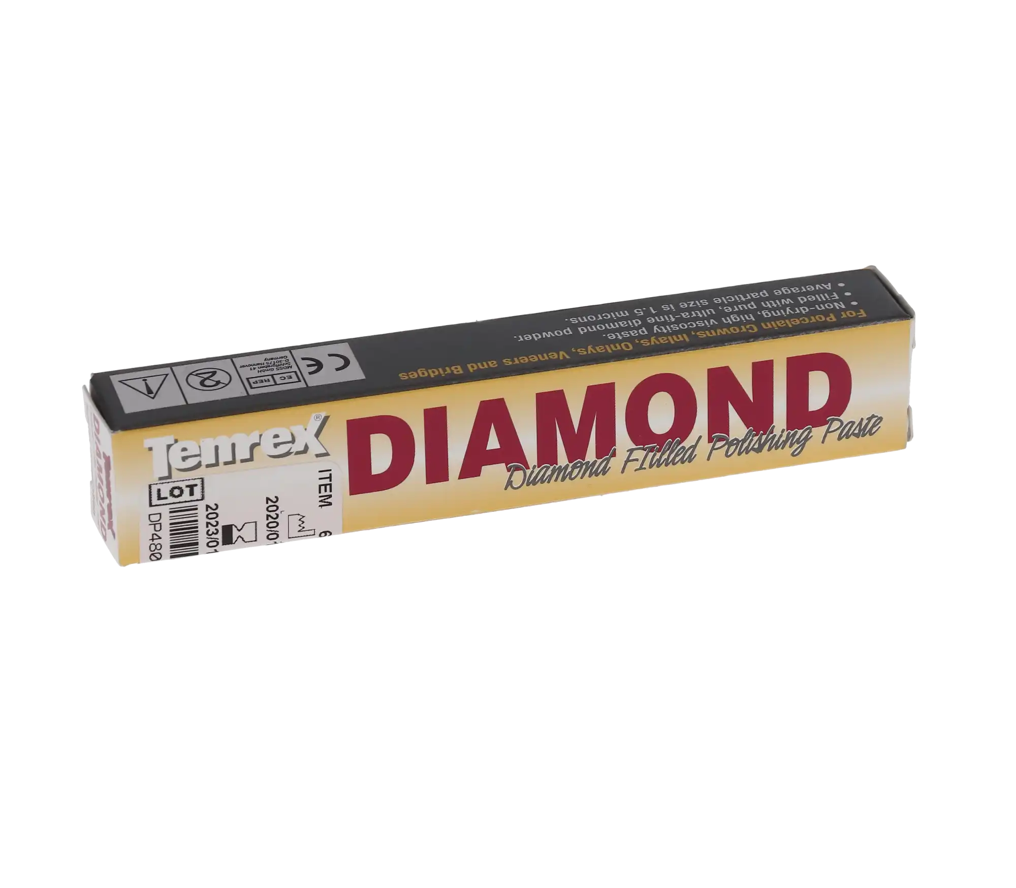 Temrex Diamond Polishing Paste Syringe, 3 g, 1/Pk, 6800 thumbnail 11