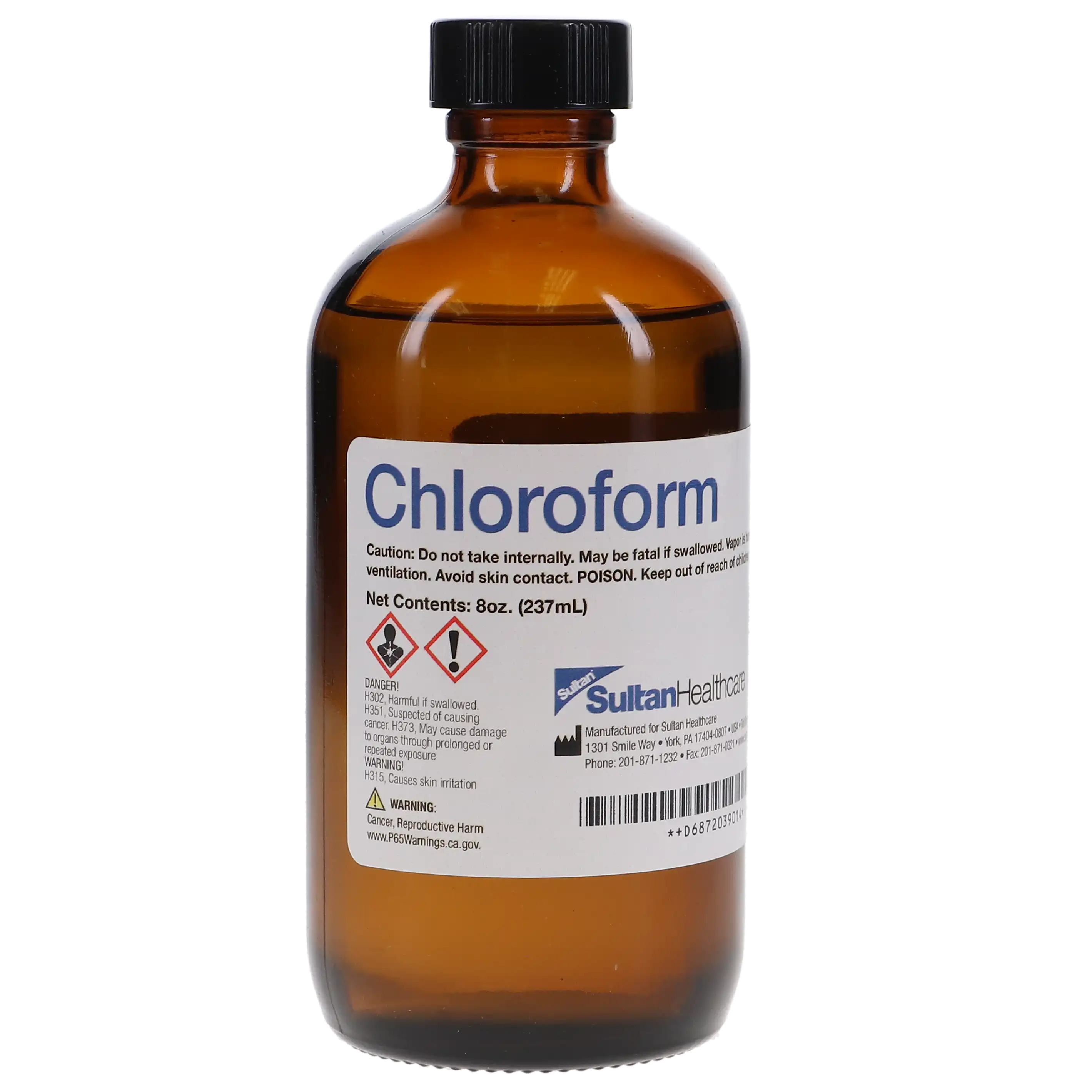 Sultan Chloroform N.F. Endodontic Solvent, 8 oz (237 mL) Bottle, 20390 thumbnail 3