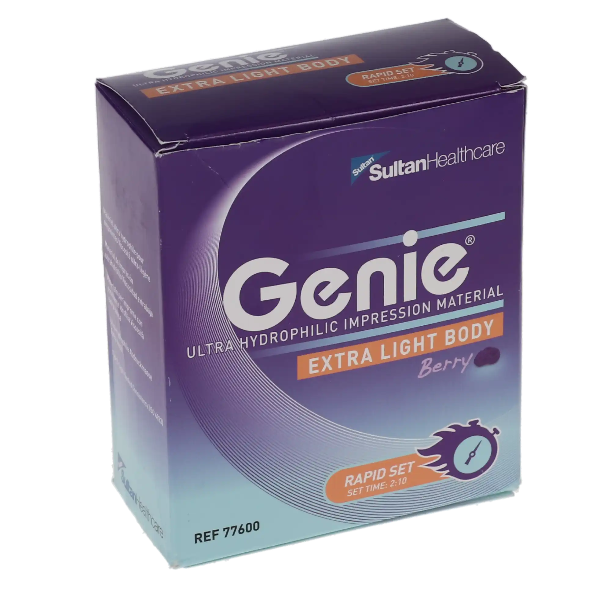 Genie VPS Impression Material, Extra-Light Body, Rapid Set, Berry Flavor, 50 mL Cartridges, 2/Pk, 77600 thumbnail 4